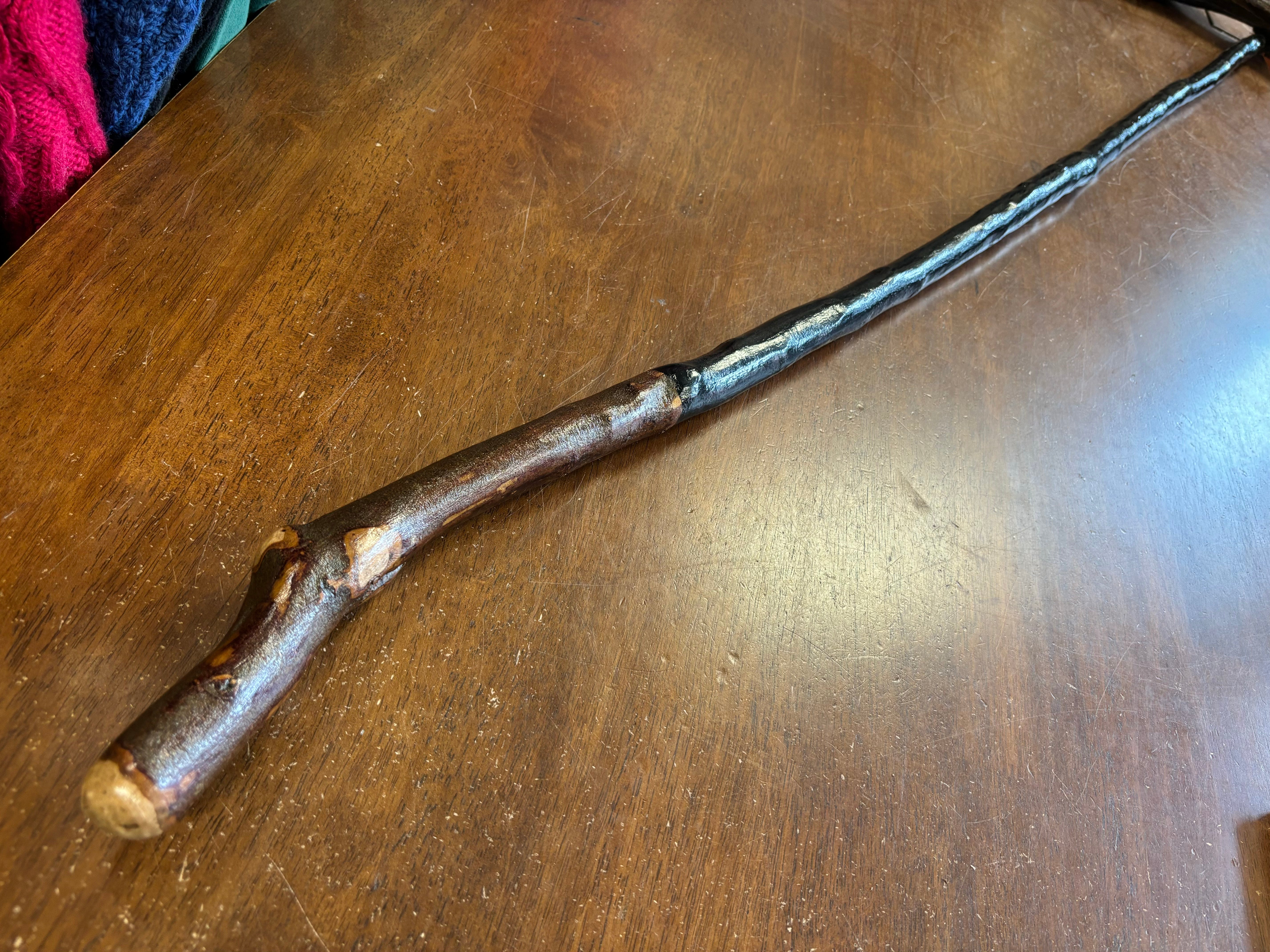 Blackthorn Hiking Stick - 55 inch - Handmade in Ireland