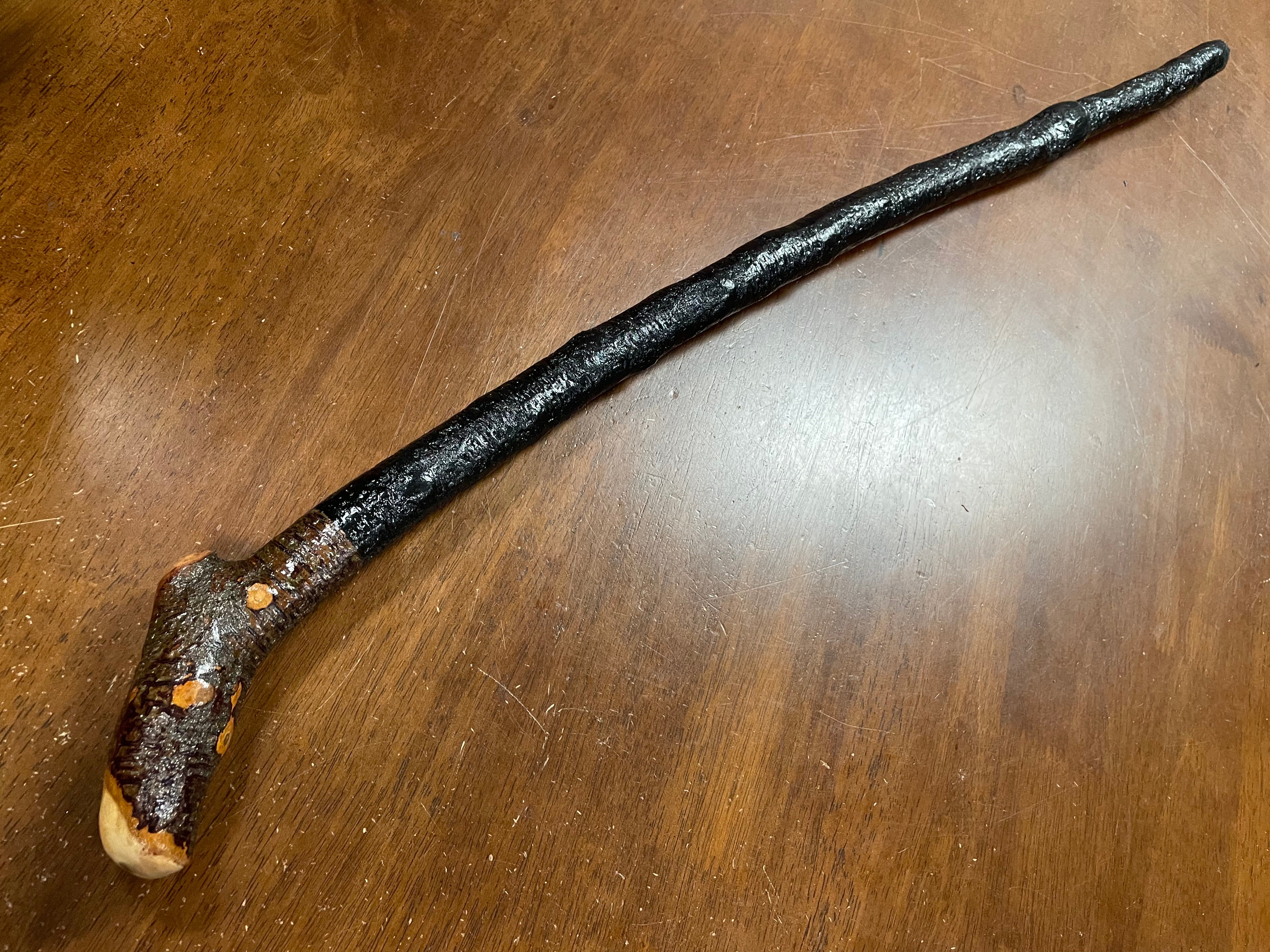 Blackthorn Walking Stick 34 1/2 inch  - Handmade in Ireland