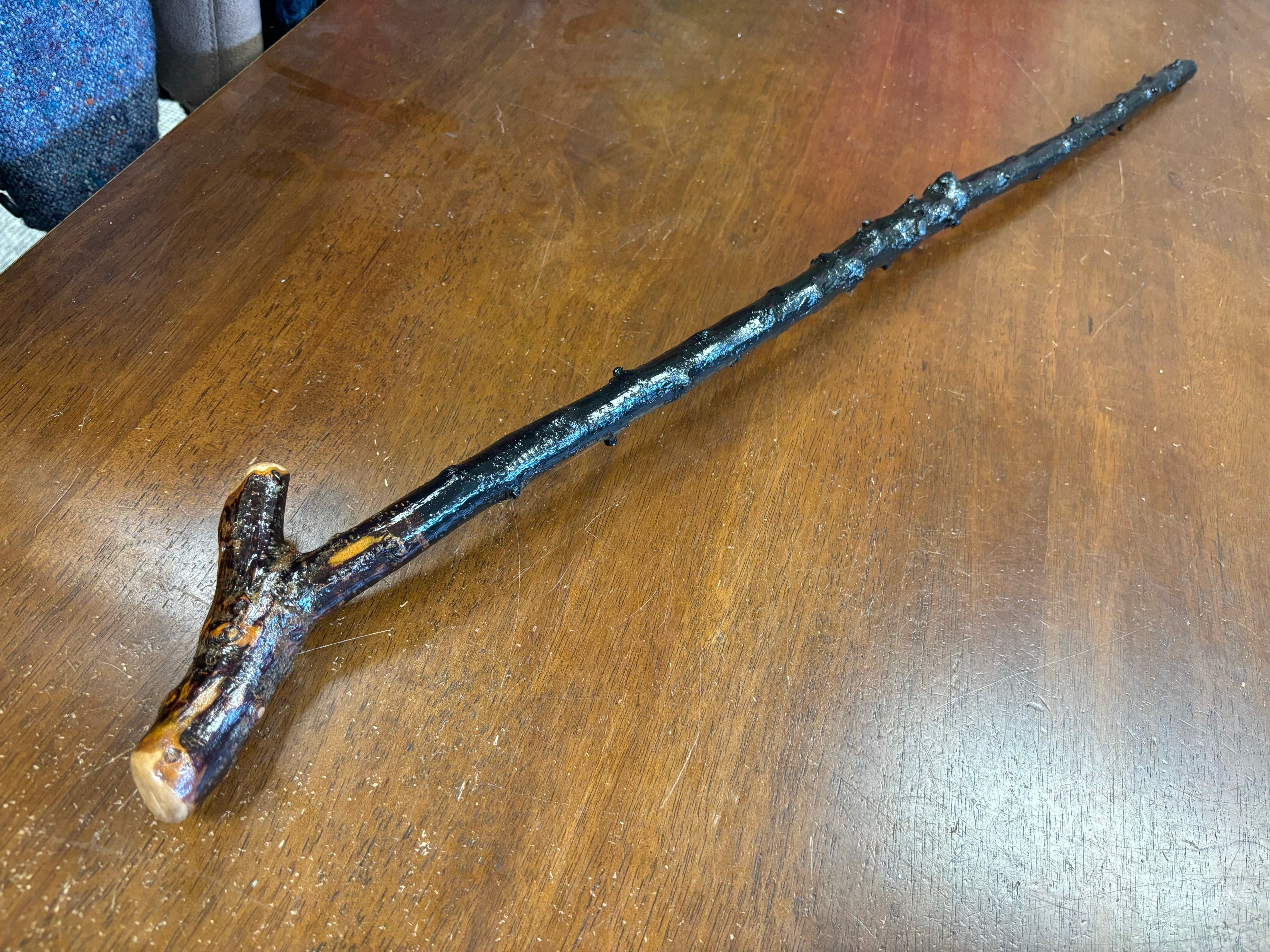 Blackthorn Walking Stick 34 Inch - Handmade in Ireland