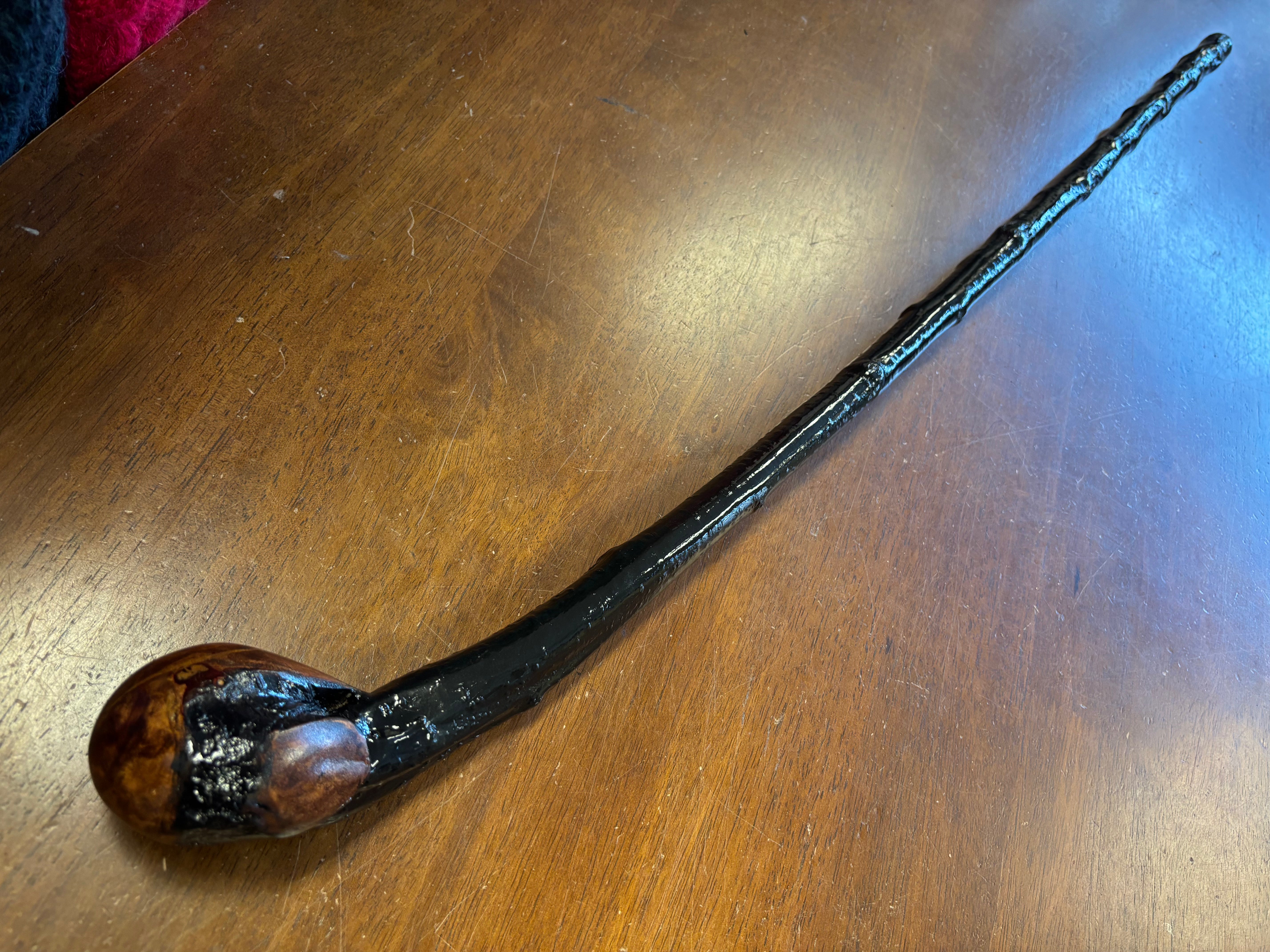 Blackthorn Walking Stick 37 1/2 inch - Handmade in Ireland