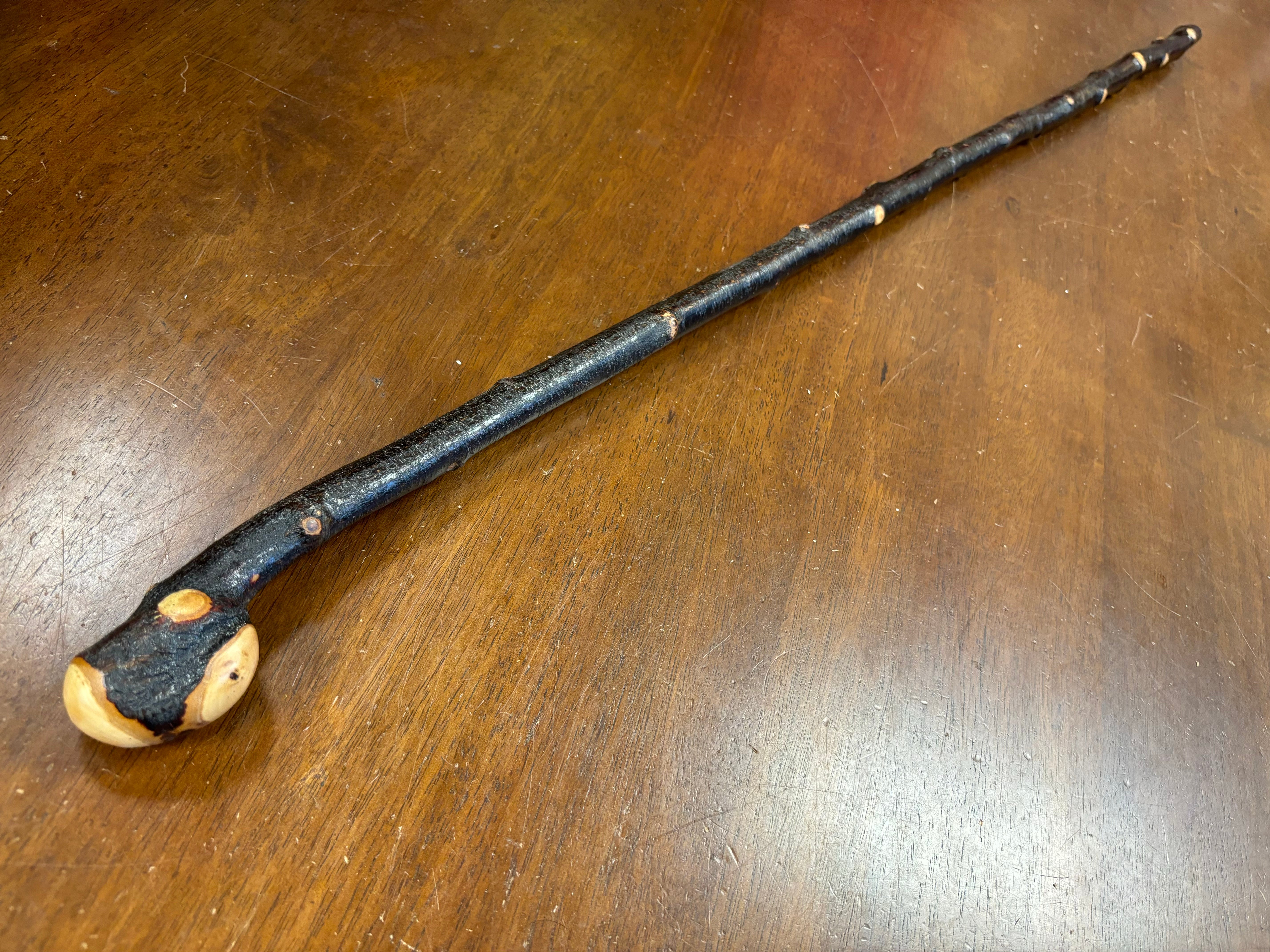 Blackthorn Walking Stick 37 3/4 inch - Handmade in Ireland