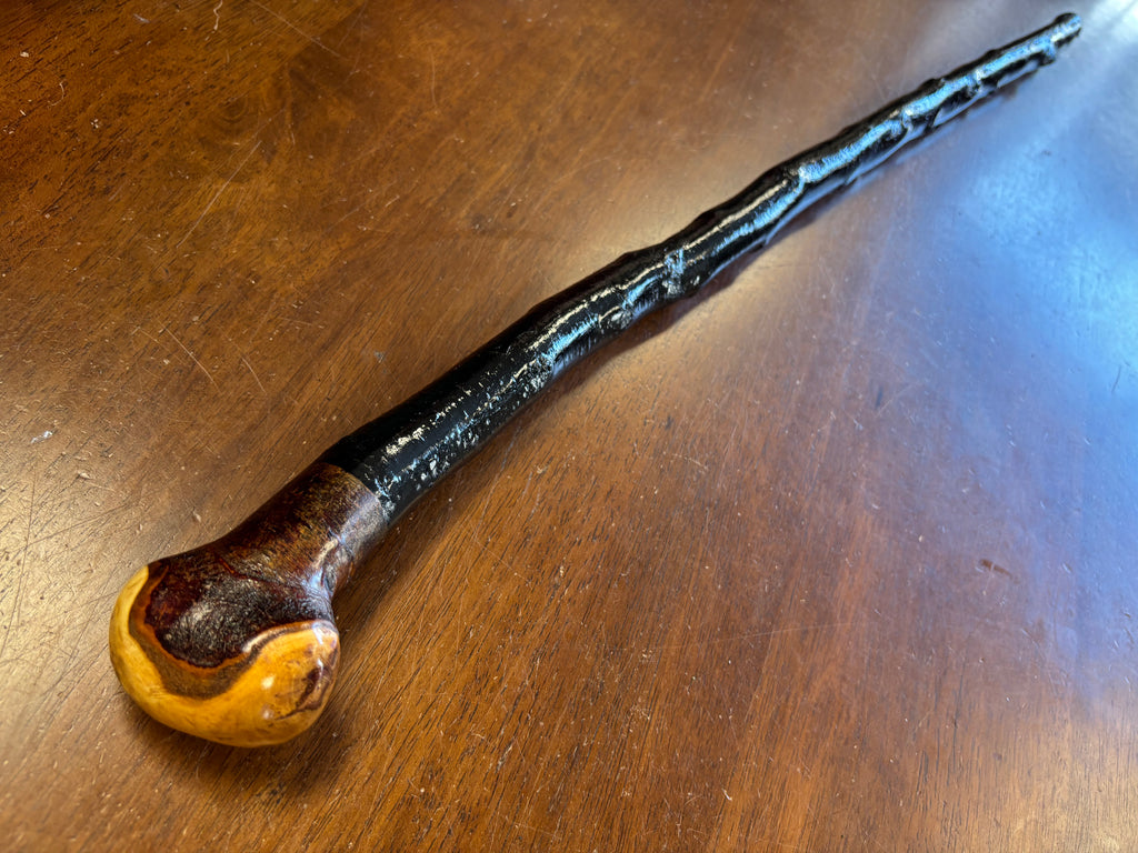 Blackthorn Walking Stick 33 1/4 inch - Handmade in Ireland