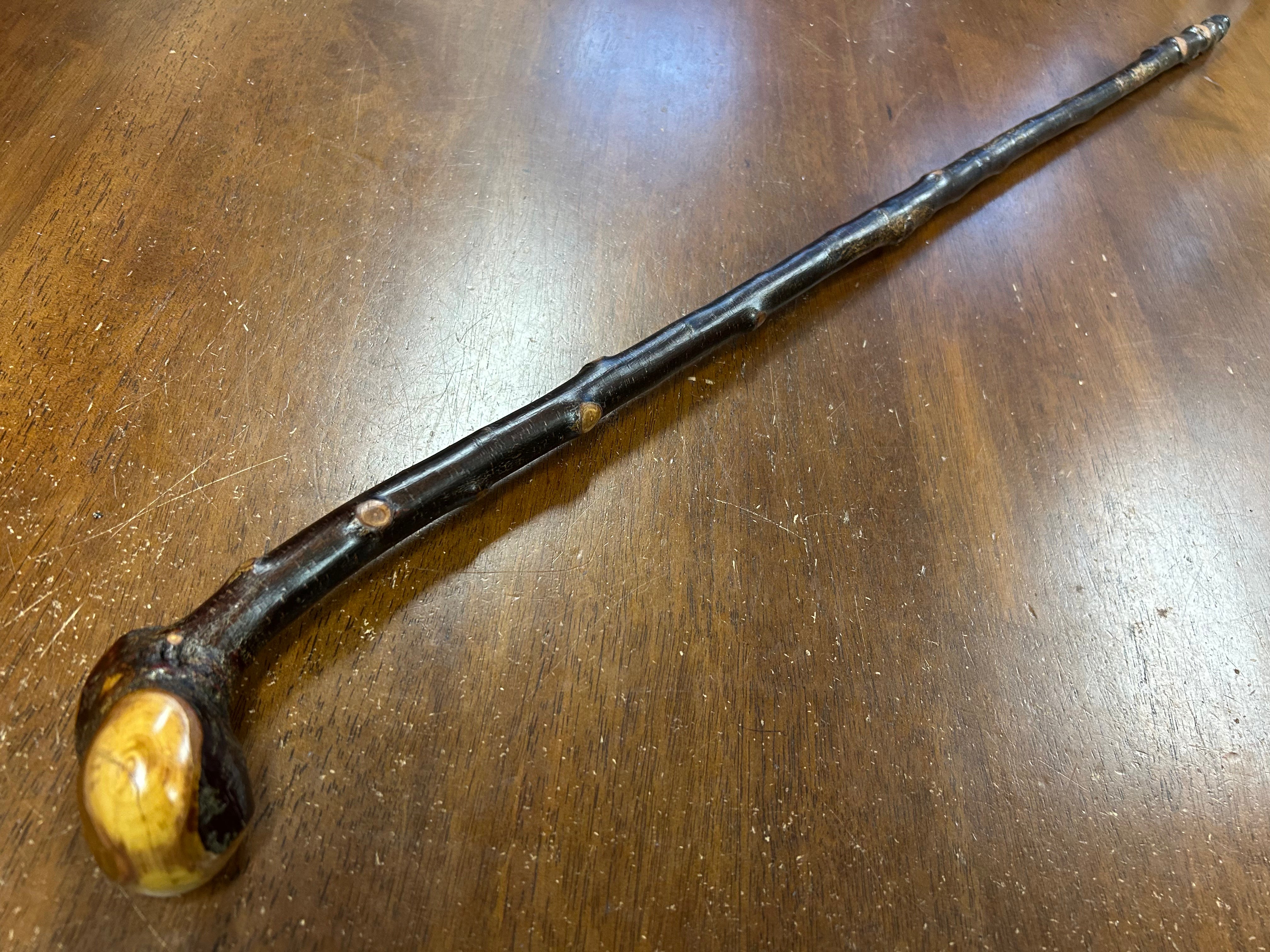 Blackthorn Walking Stick 37 inch - Handmade in Ireland
