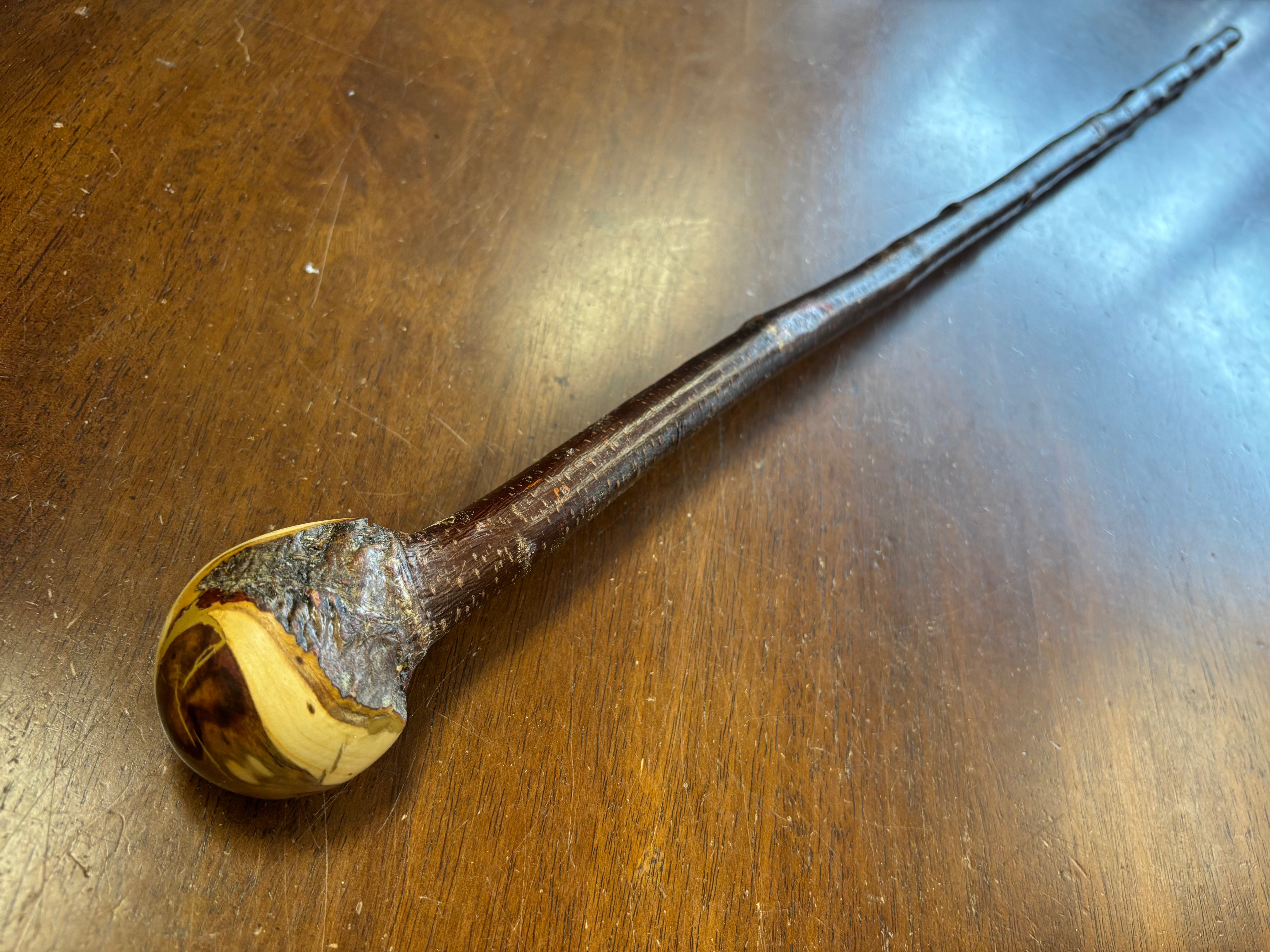 Blackthorn Walking Stick 37 1/2 inch - Handmade in Ireland