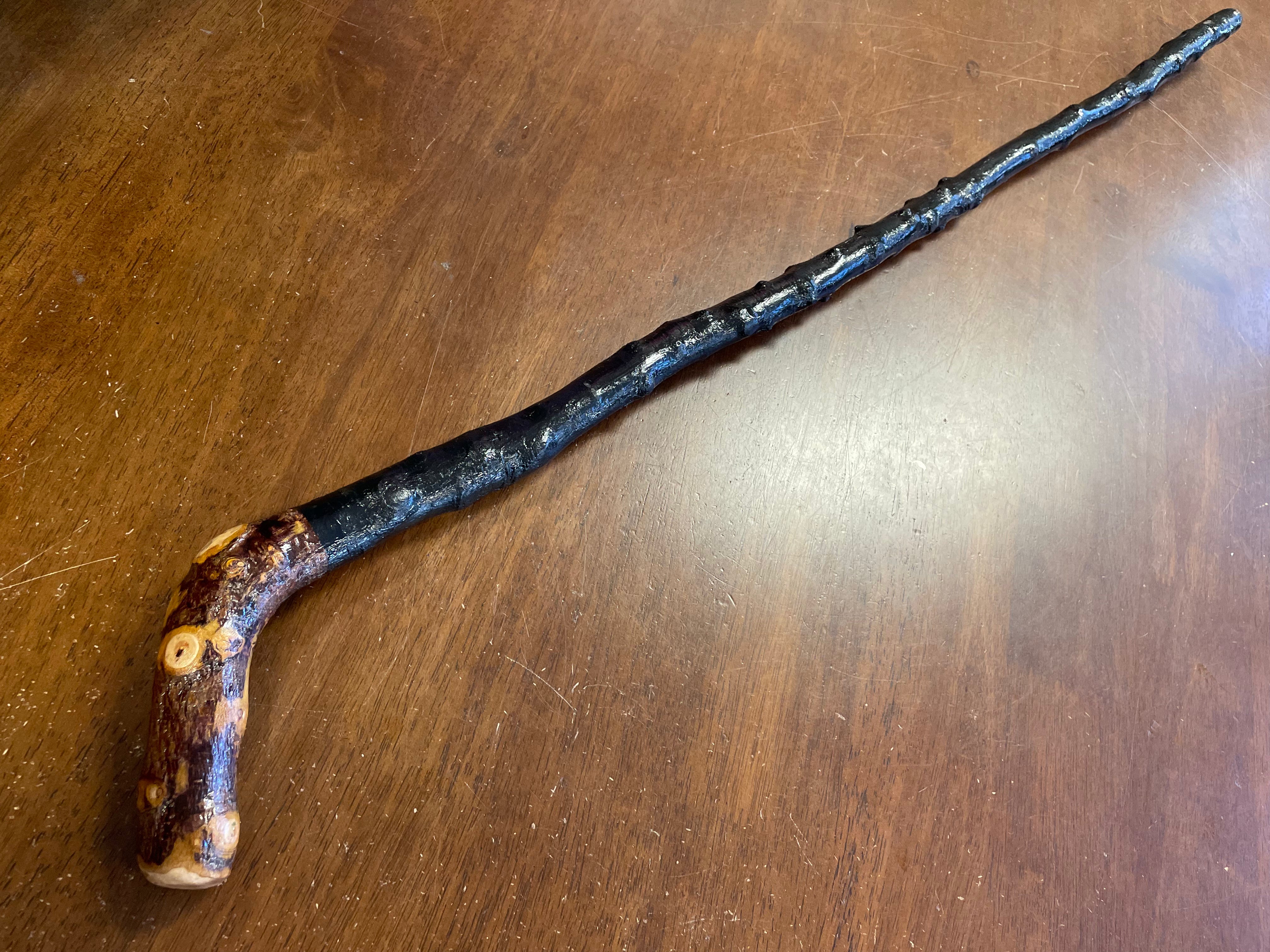 Blackthorn Walking Stick 35 1/2 inch - Handmade in Ireland