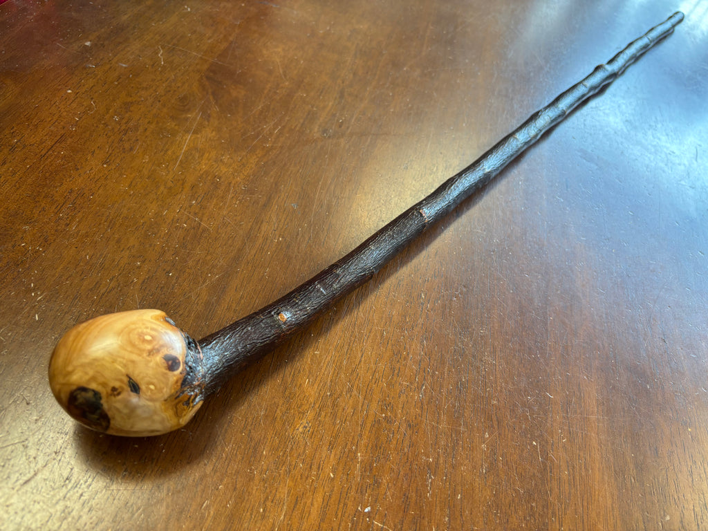 Blackthorn Walking Stick 37 1/2 inch - Handmade in Ireland