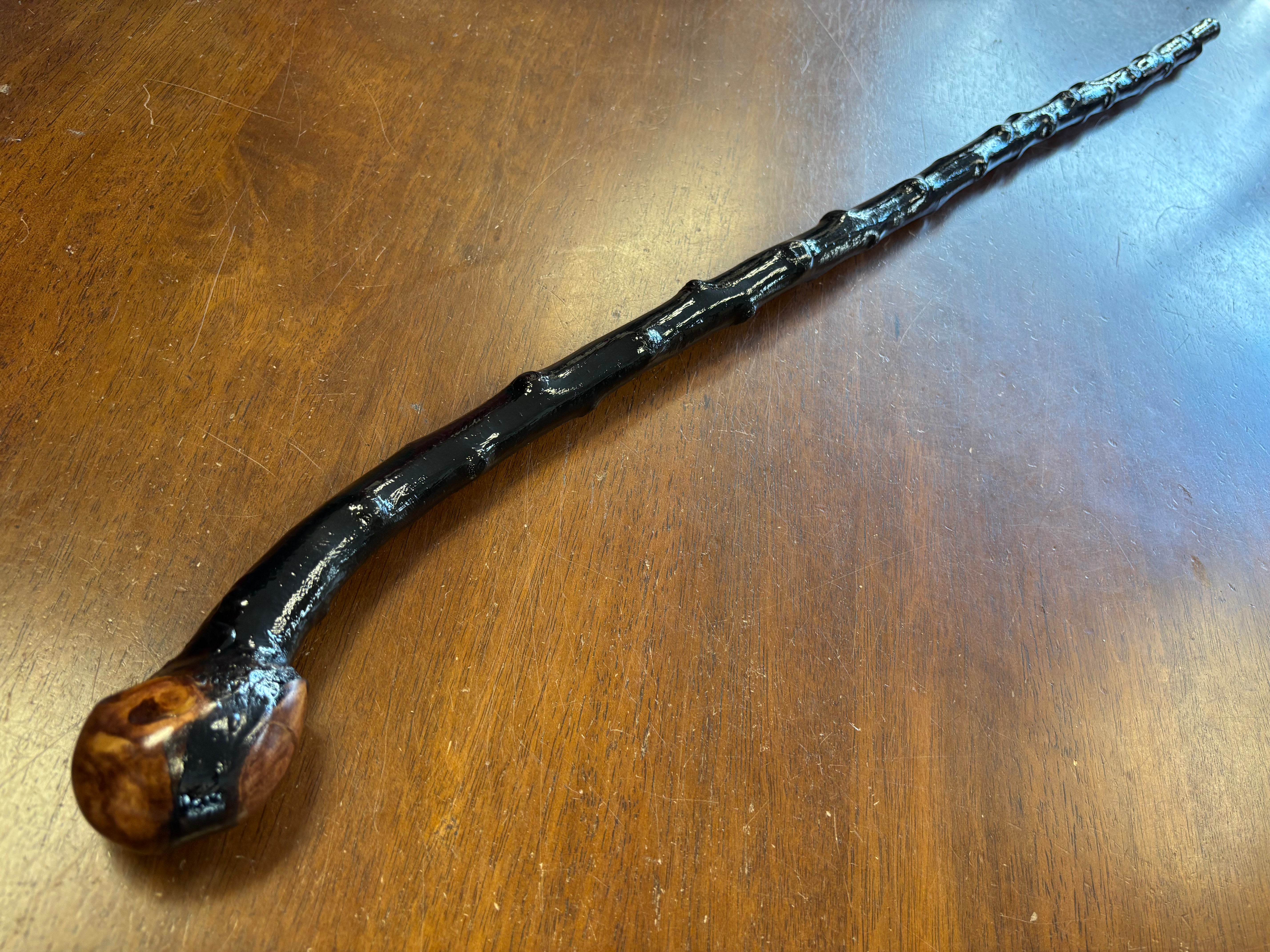 Blackthorn Walking Stick 37 1/2 inch - Handmade in Ireland