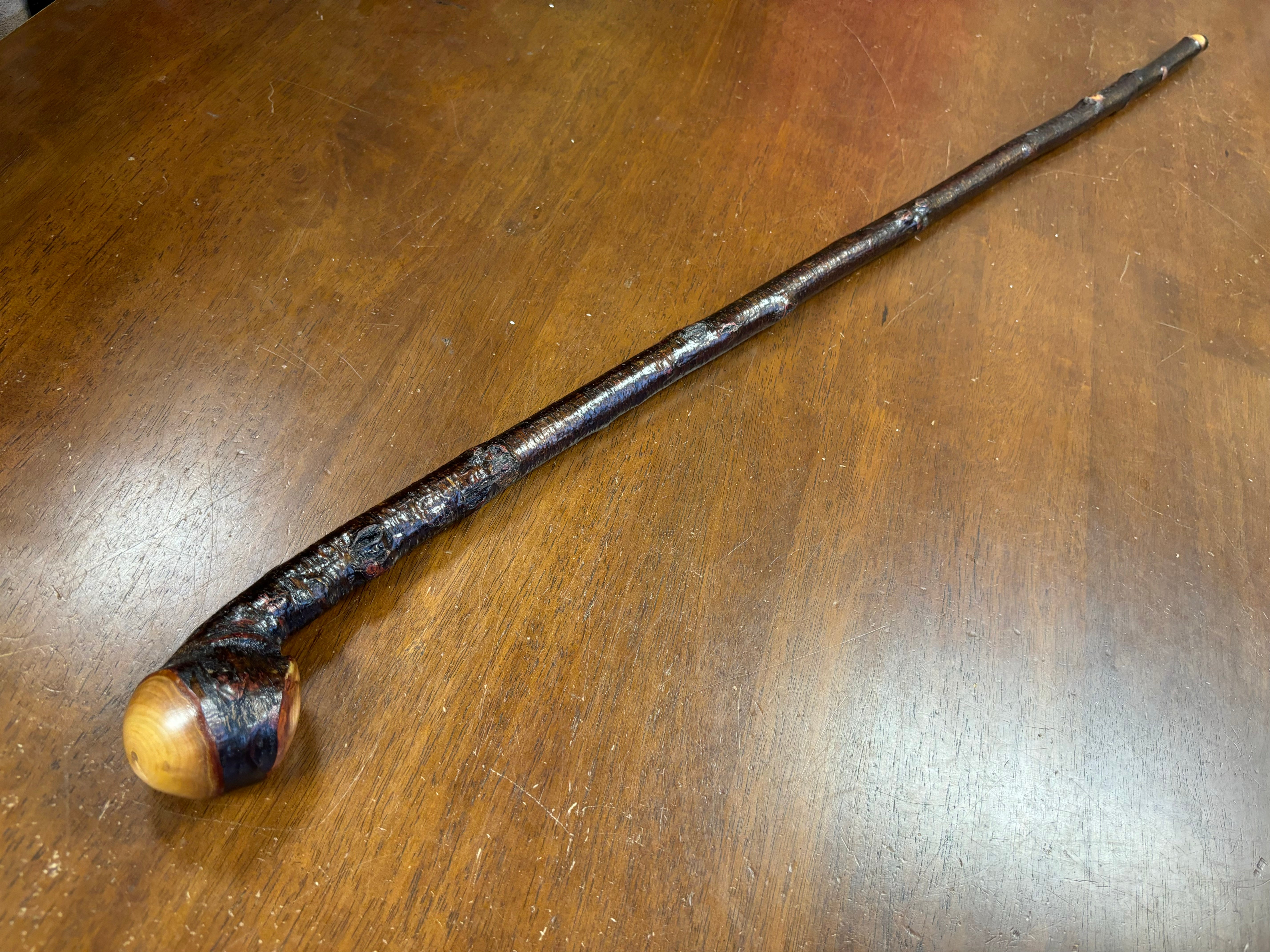 Blackthorn Walking Stick 37 1/2 inch - Handmade in Ireland