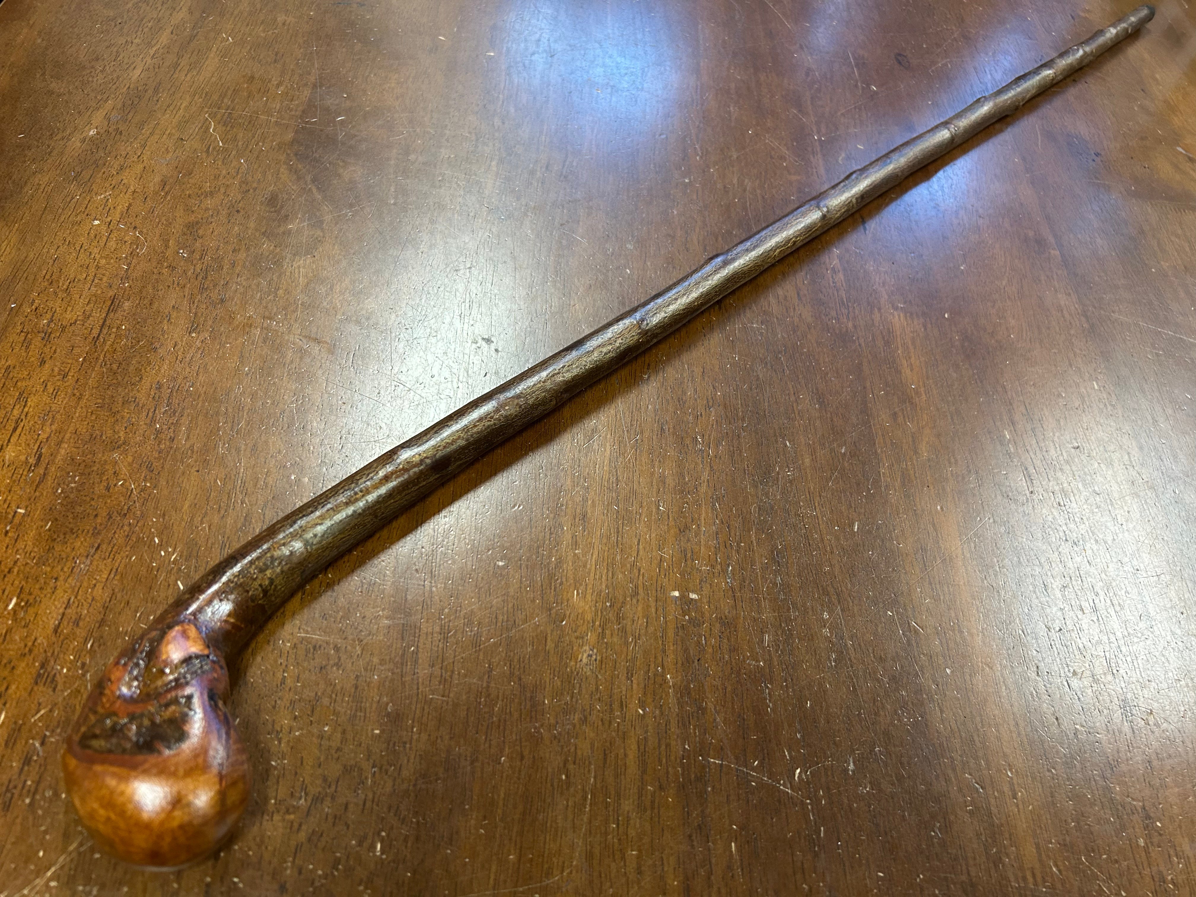 Blackthorn Walking Stick 37 3/4 inch - Handmade in Ireland