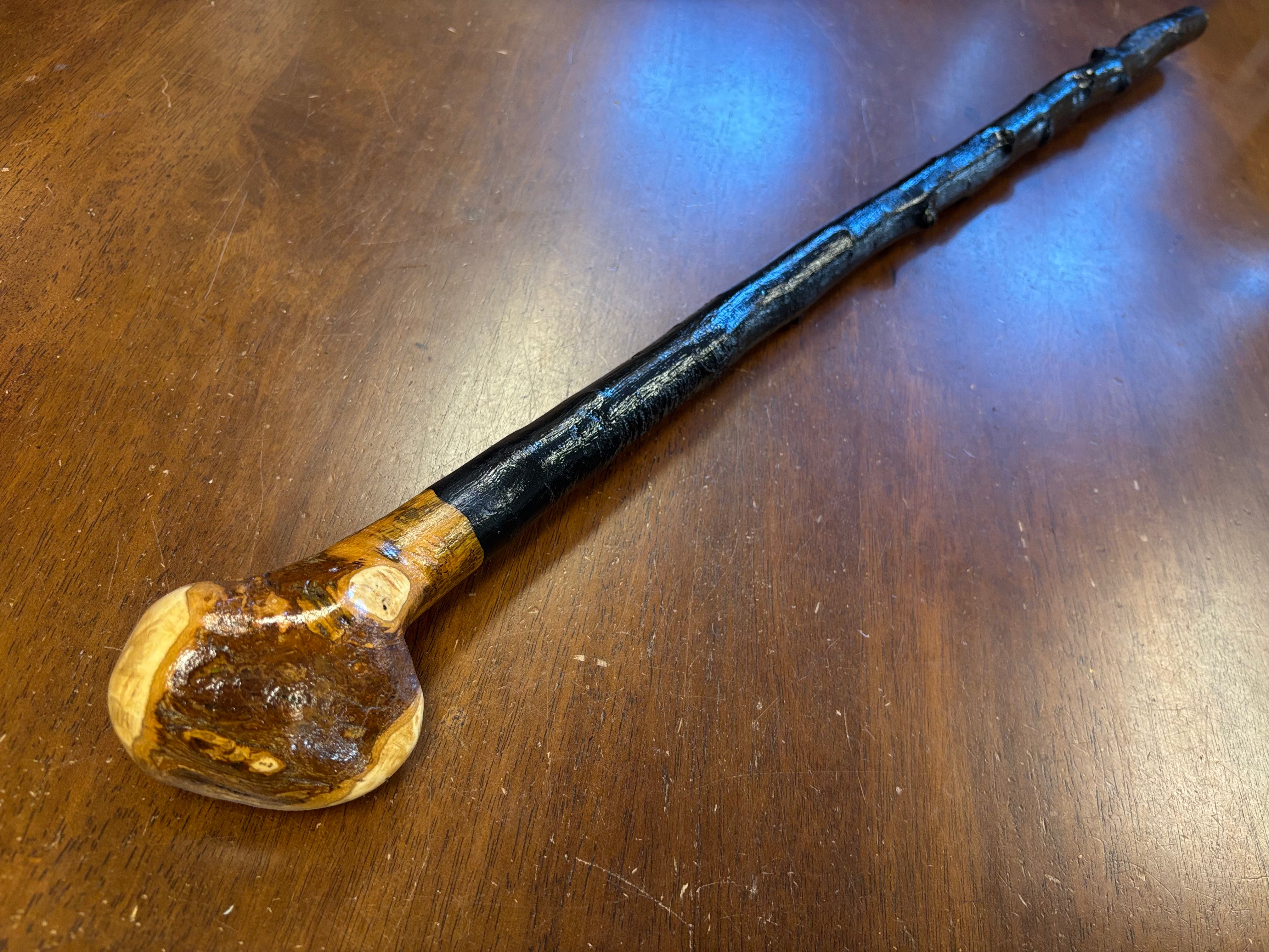 Blackthorn Walking Stick 35 inch - Handmade in Ireland