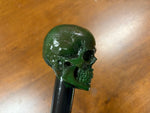 Skull Head Walking Stick – 42 inch ( can cut shorter) - the Dullahan Collection