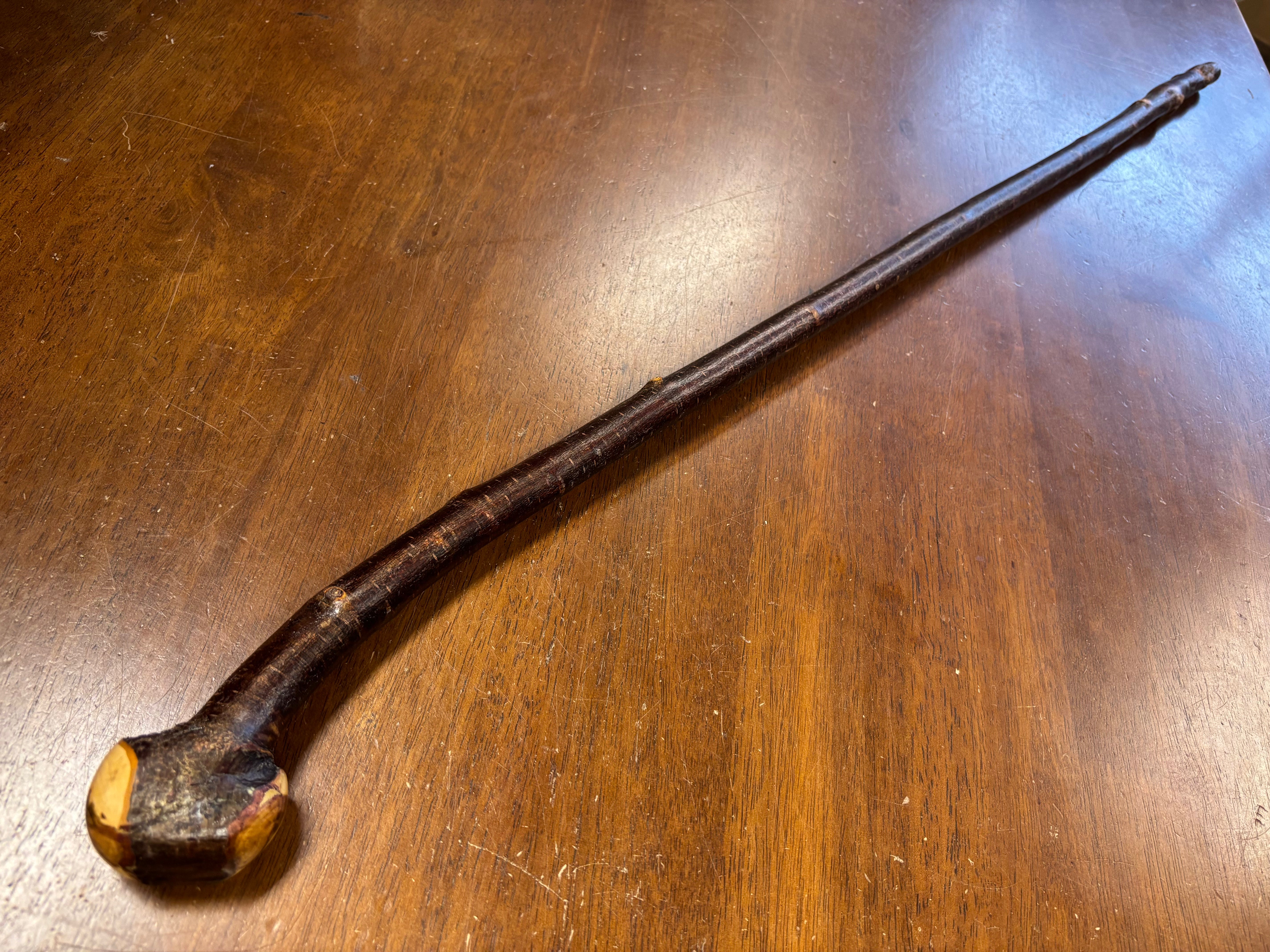 Blackthorn Walking Stick 37 inch - Handmade in Ireland