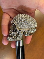 Swarovski Crystal Skull Walking Stick – 36 Inch