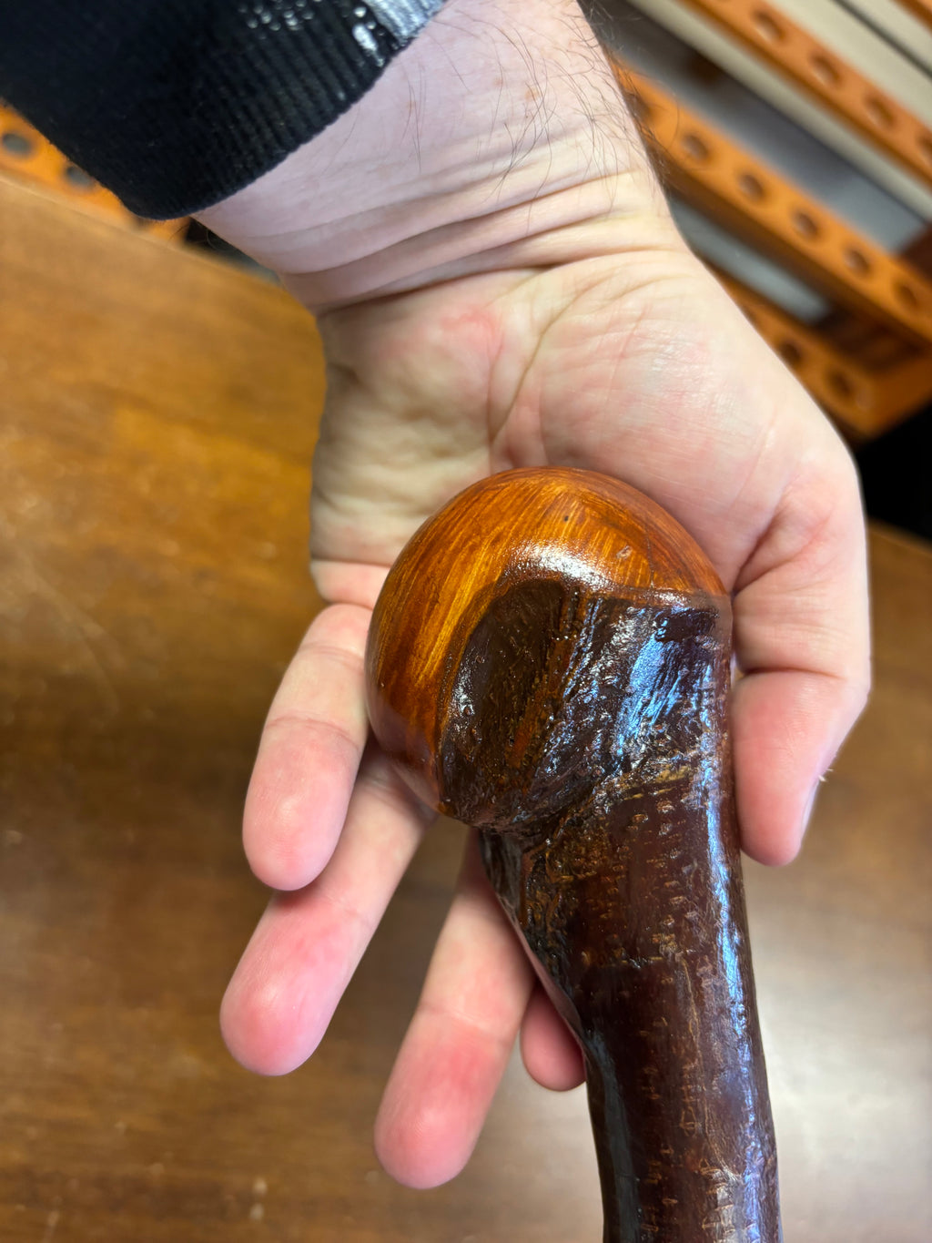 Blackthorn Walking Stick 39 1/4 inch - Handmade in Ireland