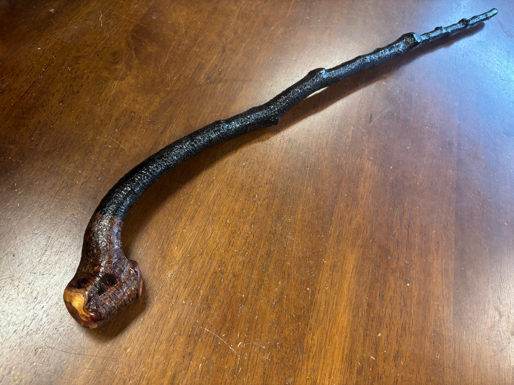 Blackthorn Walking Stick 32 1/2 inch - Handmade in Ireland