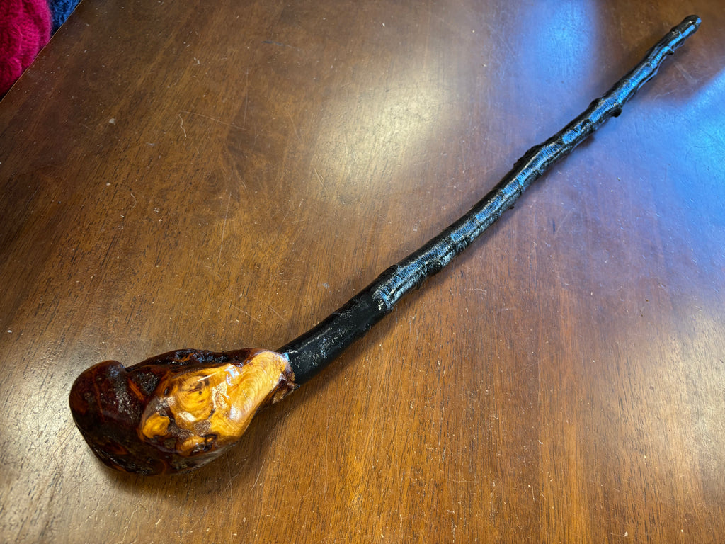 Blackthorn Walking Stick 37 1/2 inch - Handmade in Ireland