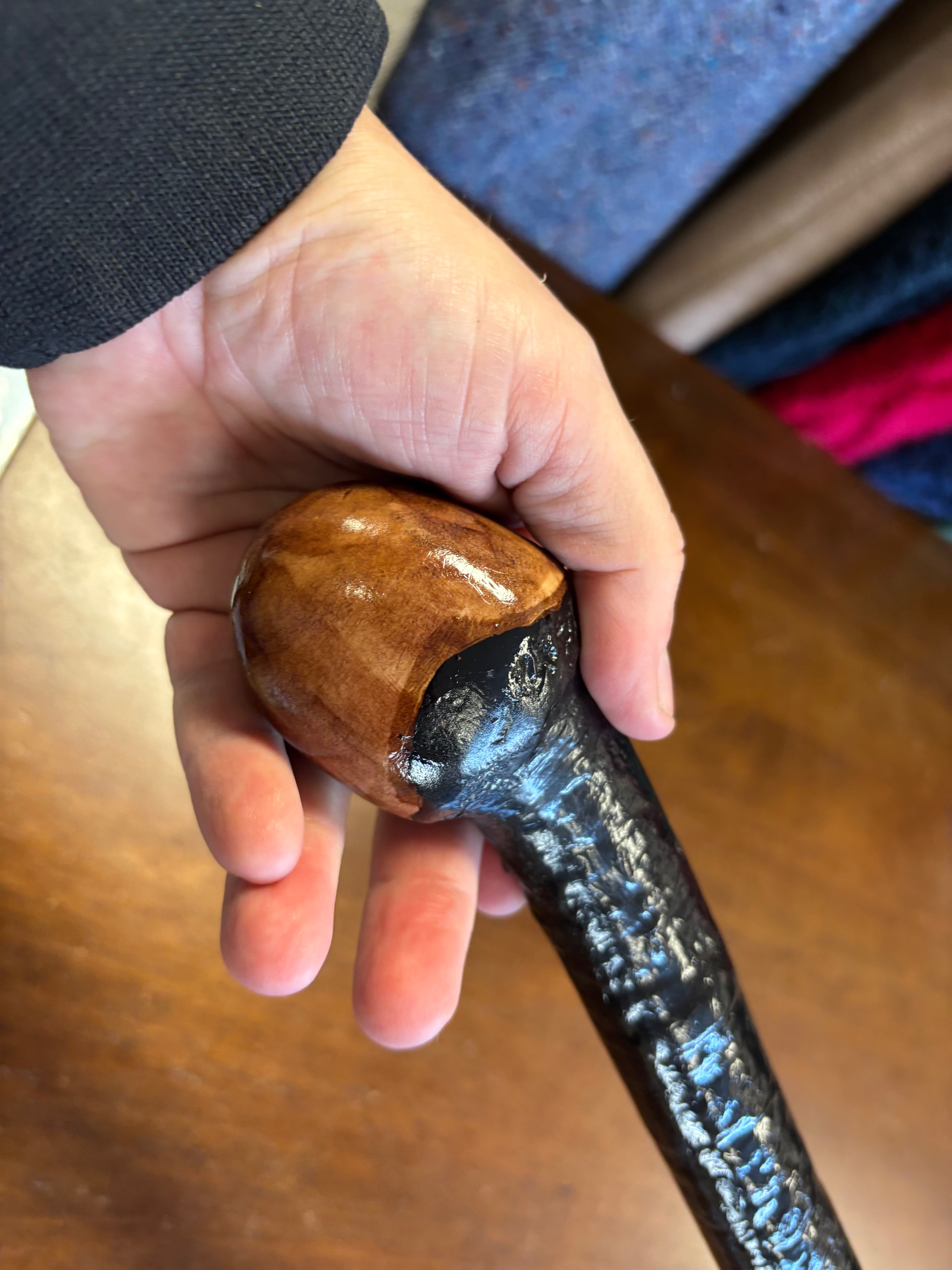 Blackthorn Walking Stick 39 inch - Handmade in Ireland