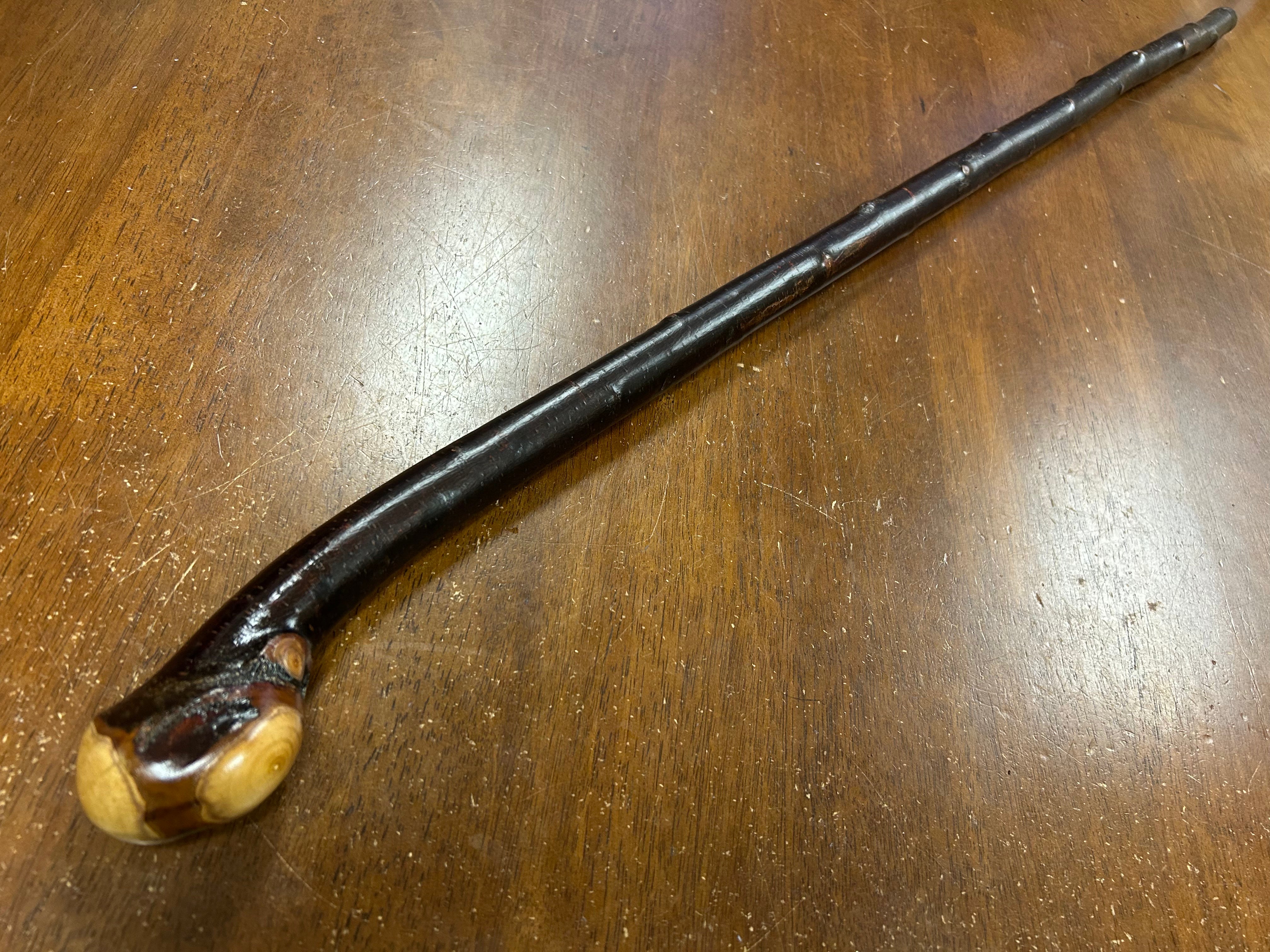 Blackthorn Walking Stick 38 3/4 inch - Handmade in Ireland