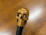 Skull Head Walking Stick – 42 inch ( can cut shorter) - the Dullahan Collection