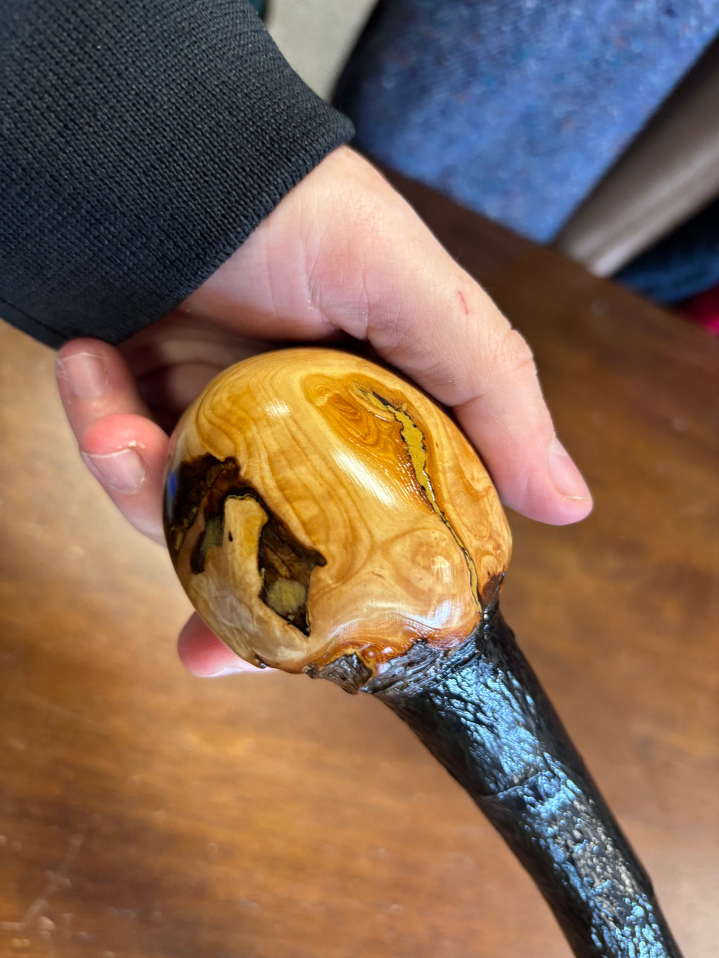 Blackthorn Walking Stick 38 1/2 inch - Handmade in Ireland