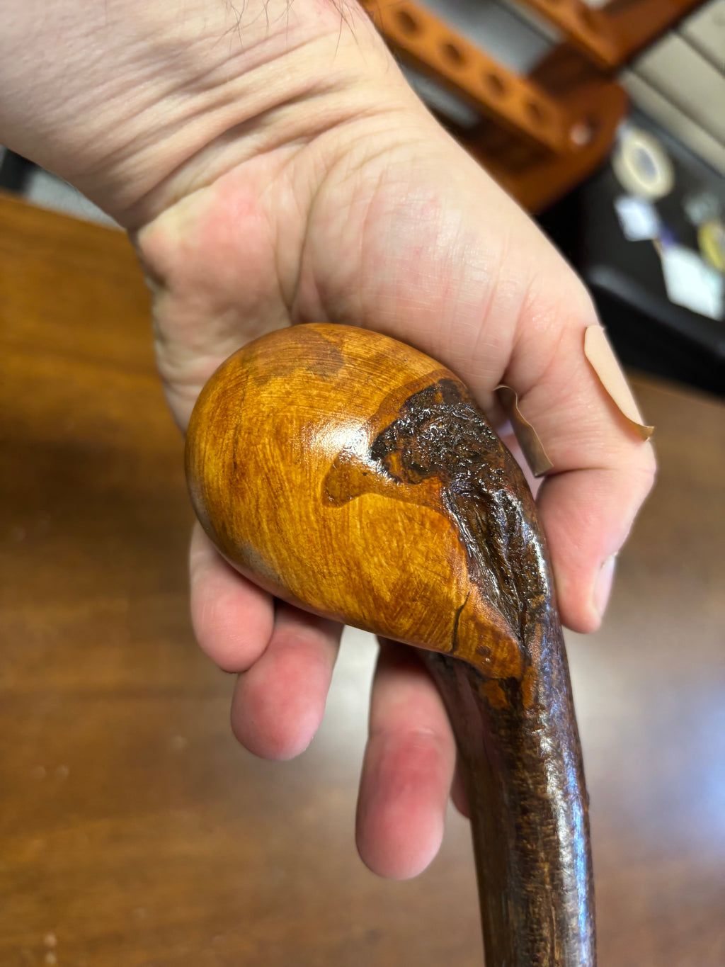 Blackthorn Walking Stick 36 1/2 inch - Handmade in Ireland