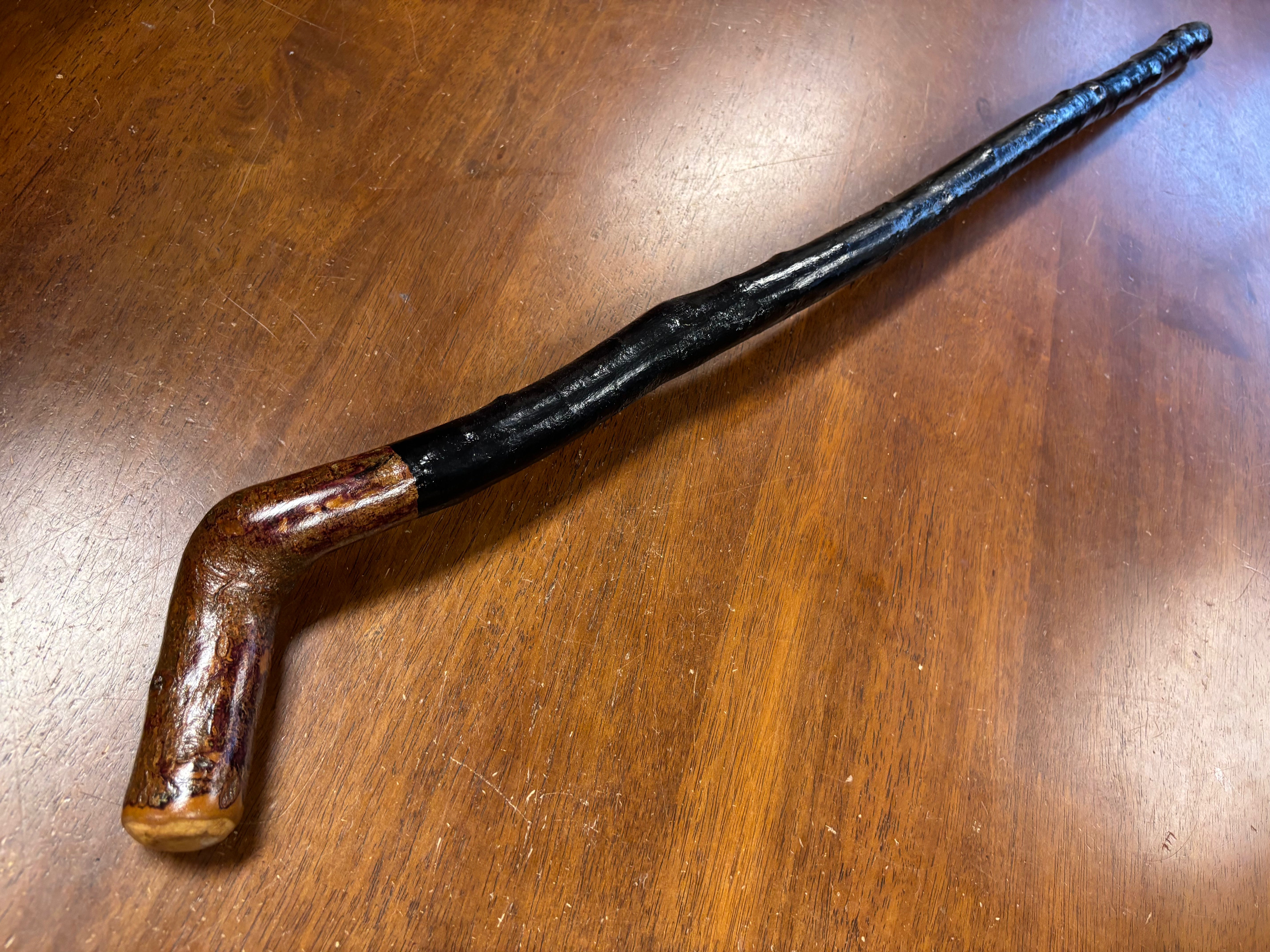Blackthorn Walking Stick 34 1/2 inch - Handmade in Ireland
