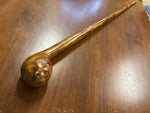 The Original Shillelagh Scorched- Handcrafted Walking Stick Oak