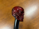 Skull Head Walking Stick – 42 inch ( can cut shorter) - the Dullahan Collection
