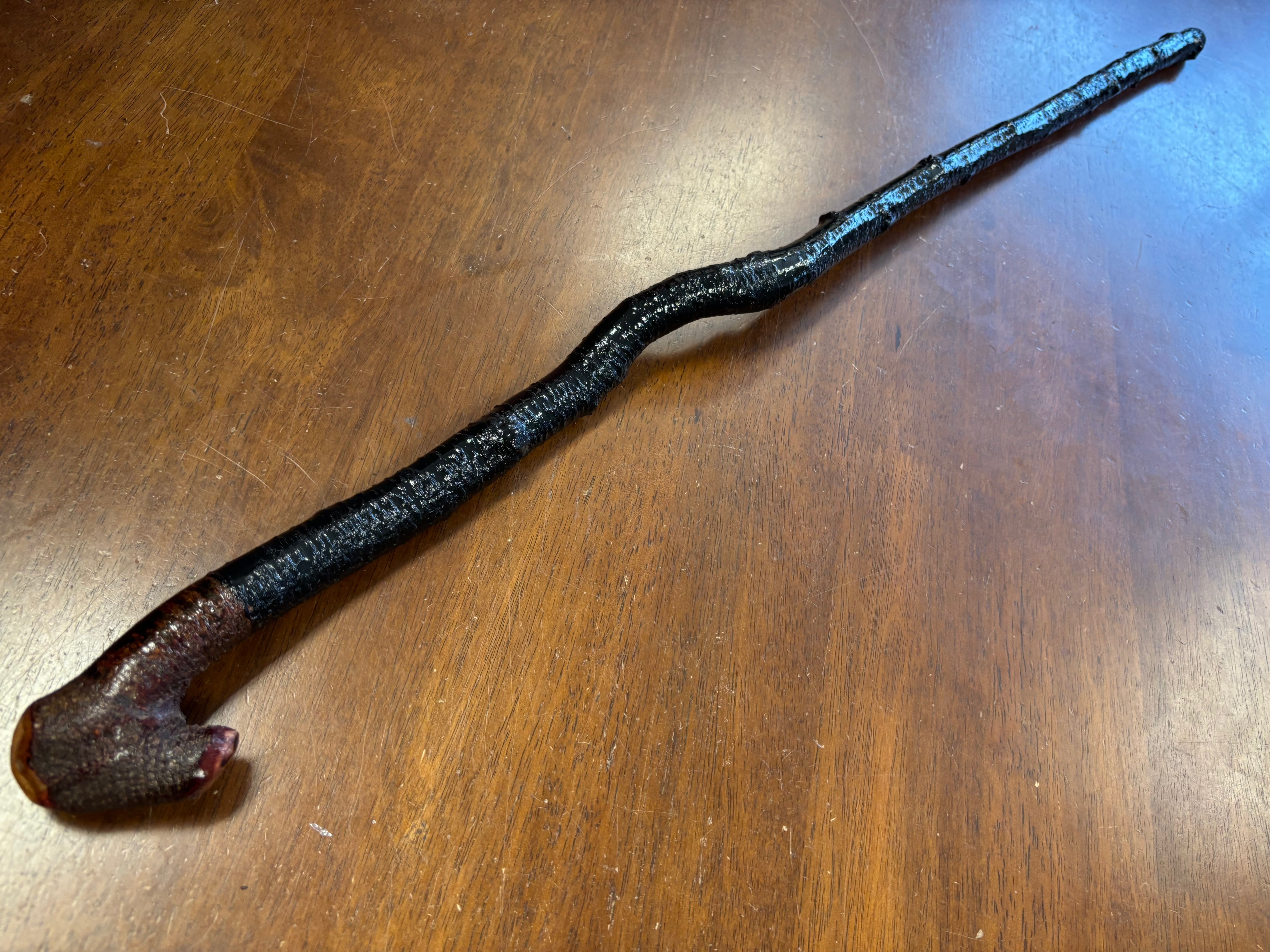 Blackthorn Walking Stick 33 1/2 inch - Handmade in Ireland