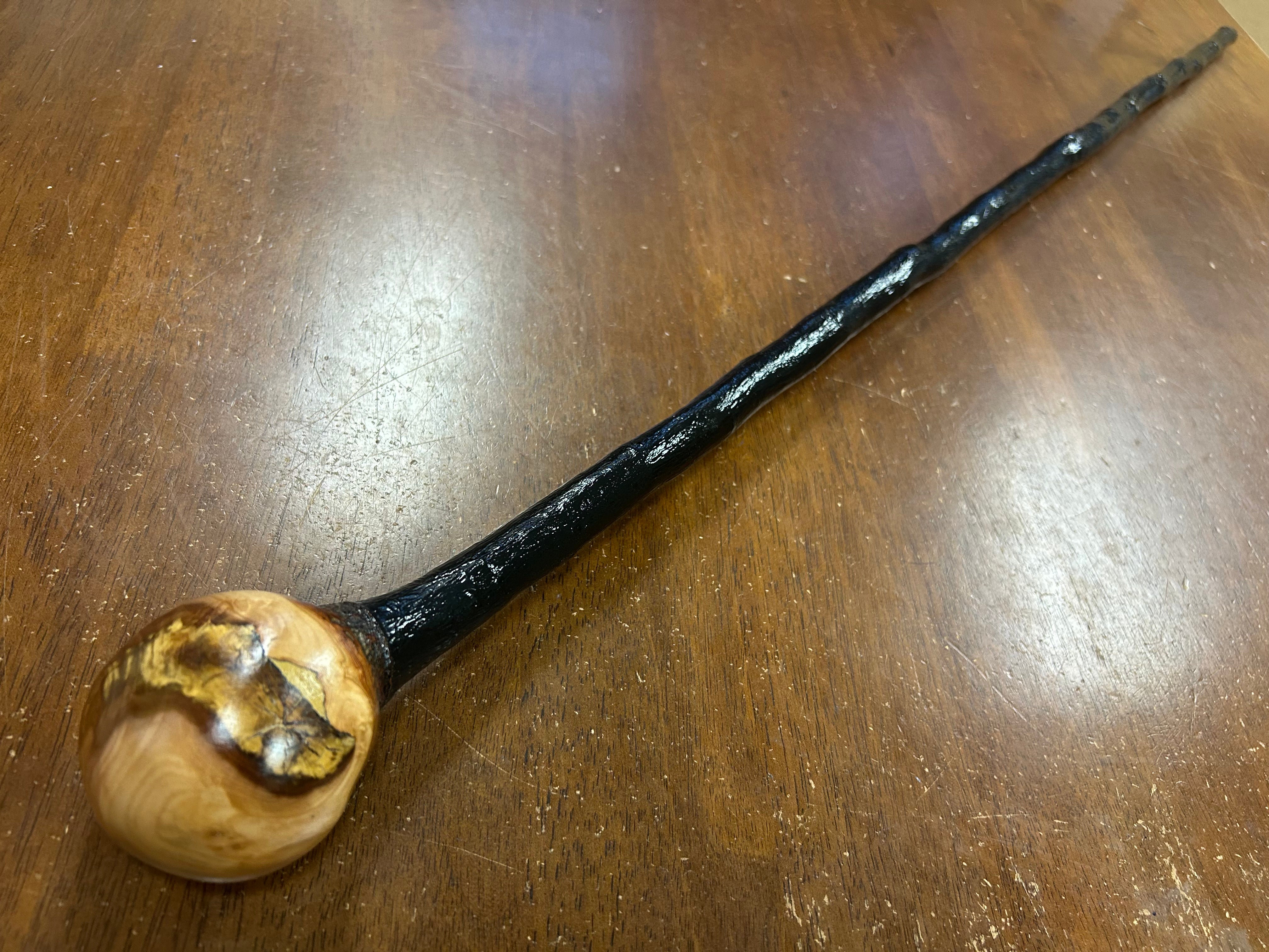 Blackthorn Walking Stick 39 1/4 inch - Handmade in Ireland