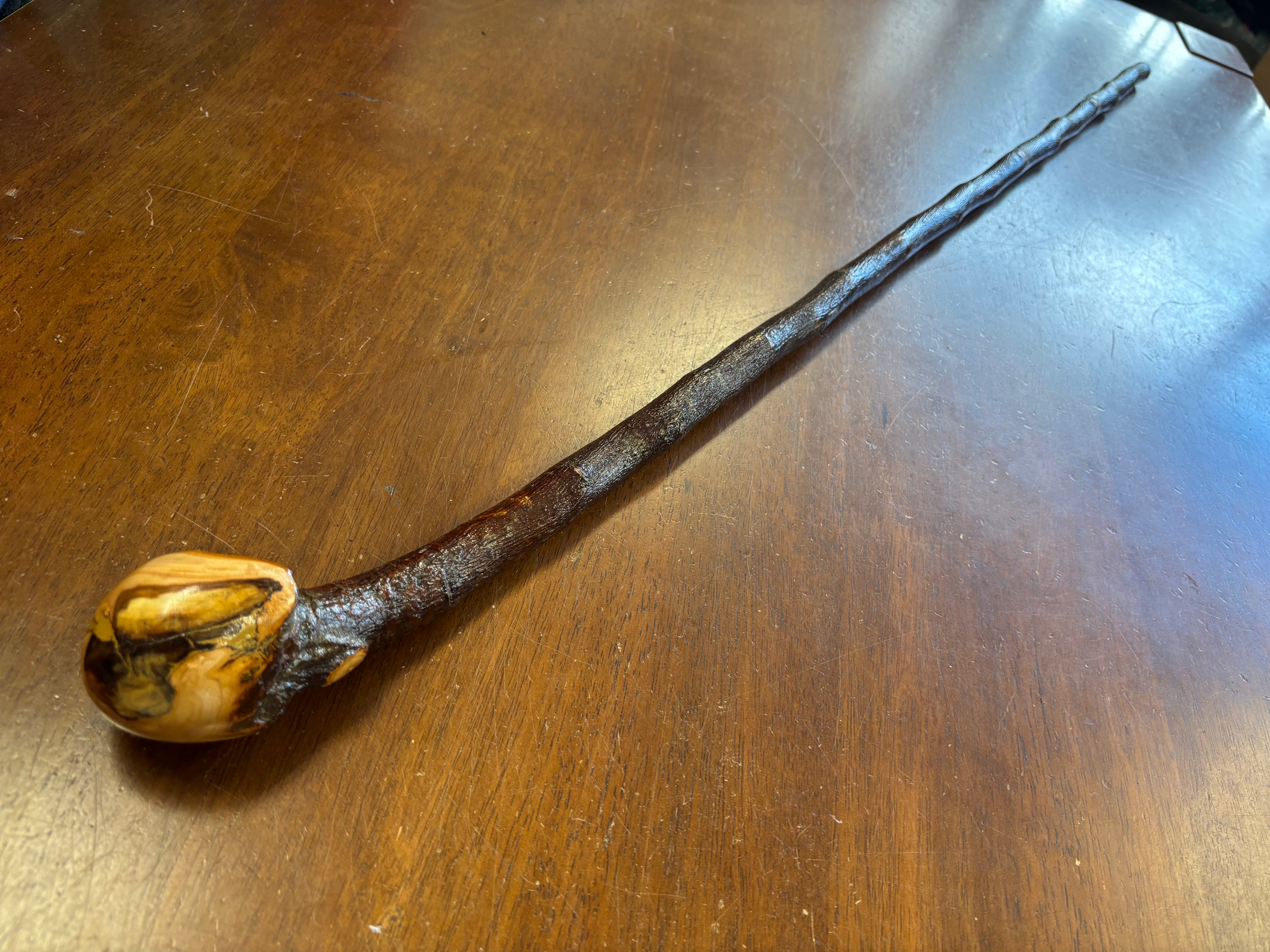 Blackthorn Walking Stick 39 1/4 inch - Handmade in Ireland