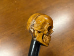 Skull Head Walking Stick – 42 inch ( can cut shorter) - the Dullahan Collection