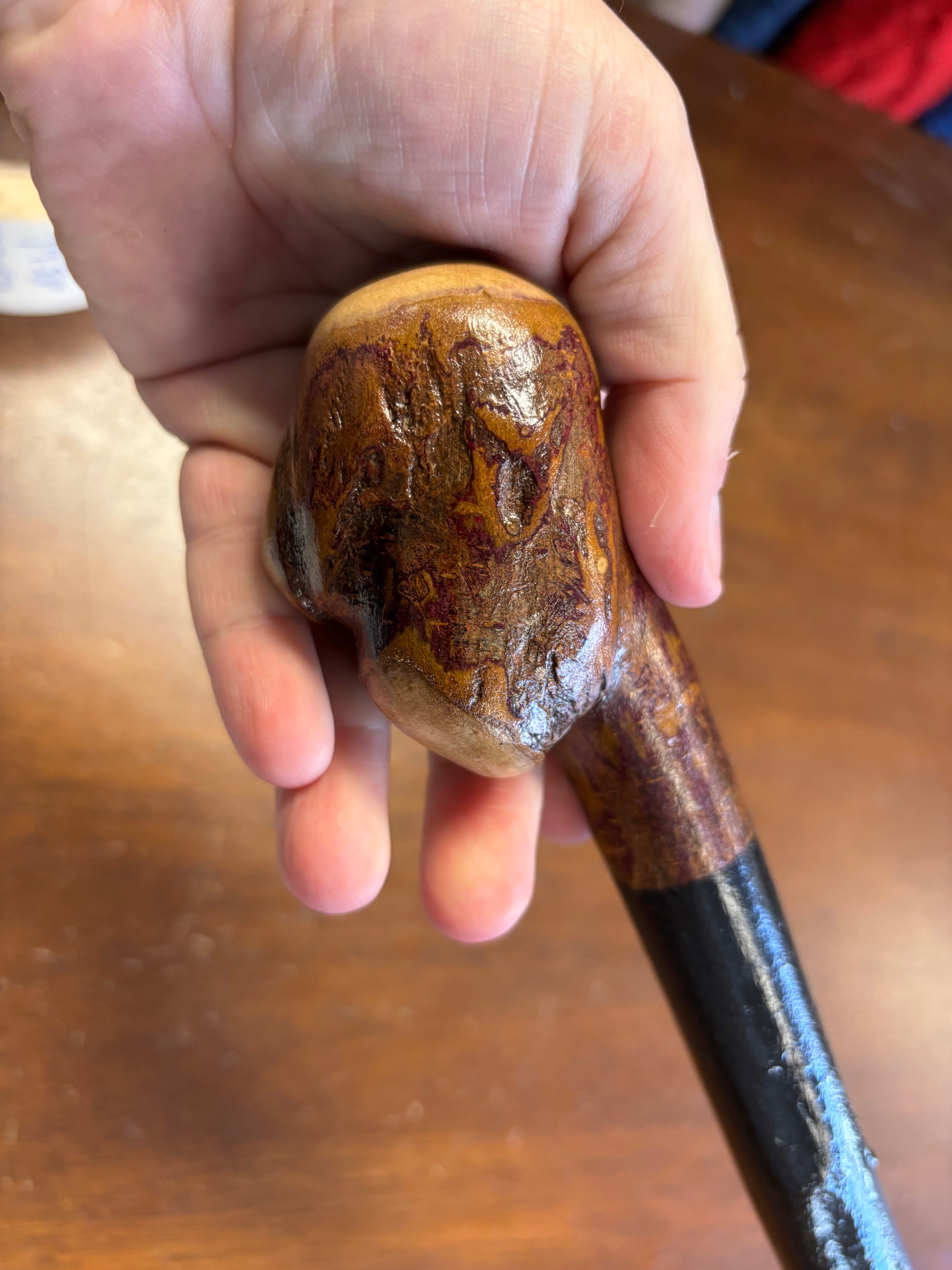 Blackthorn Walking Stick 36 1/2 inch - Handmade in Ireland