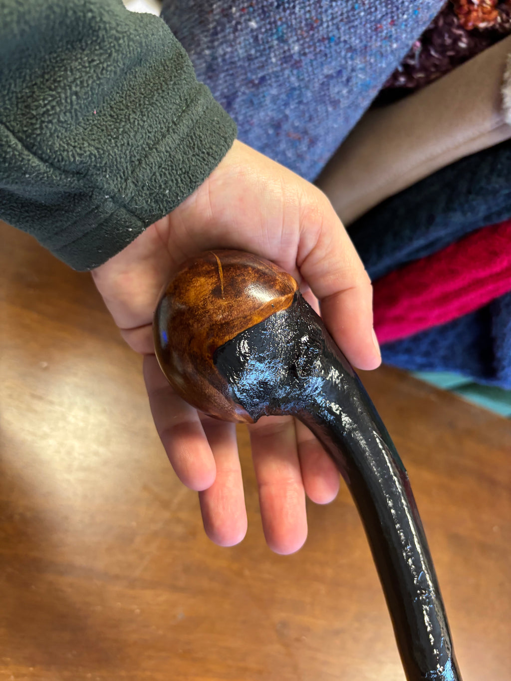 Blackthorn Walking Stick 38 1/2 inch - Handmade in Ireland