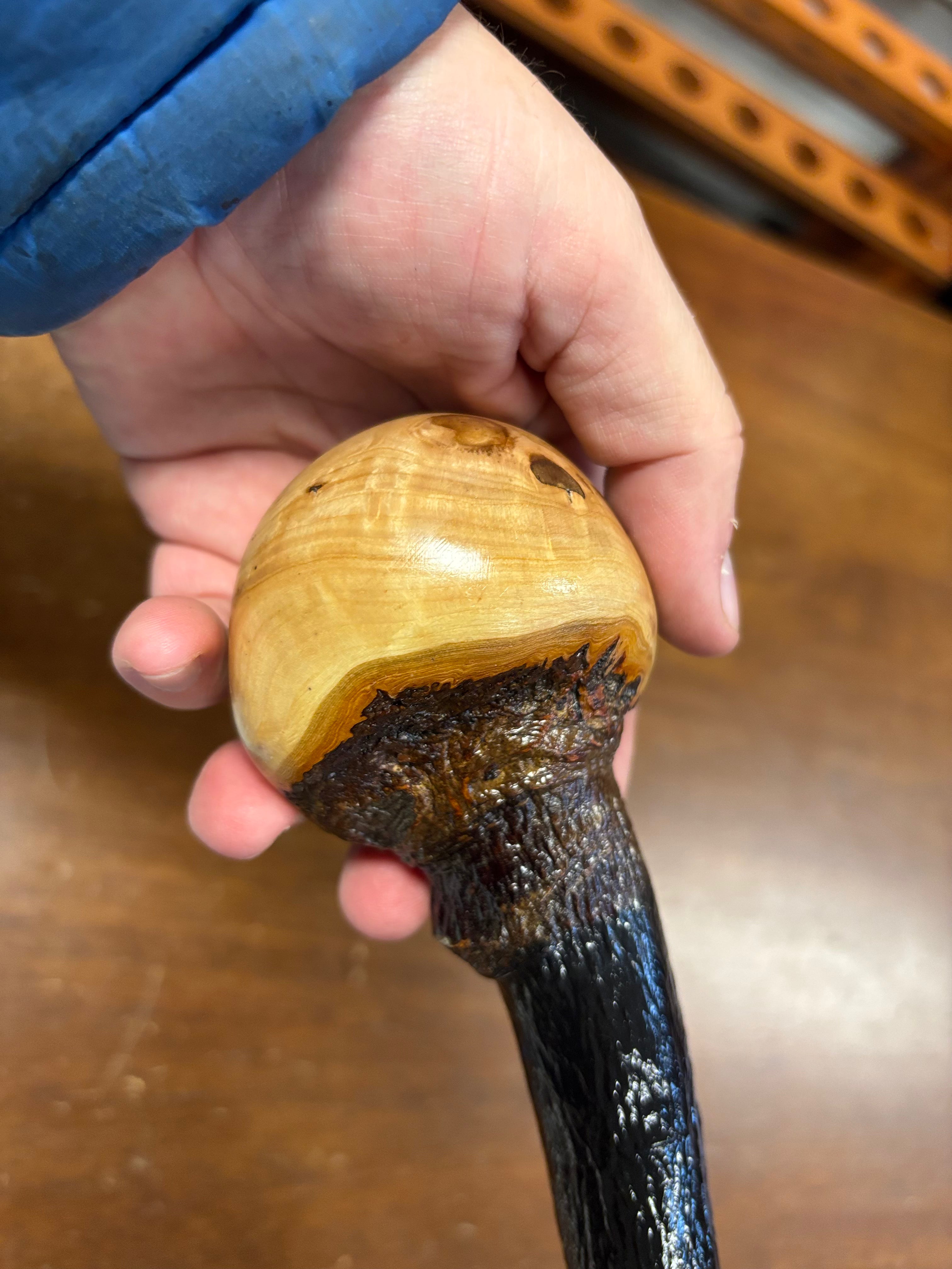 Blackthorn Walking Stick 38 1/2 inch - Handmade in Ireland