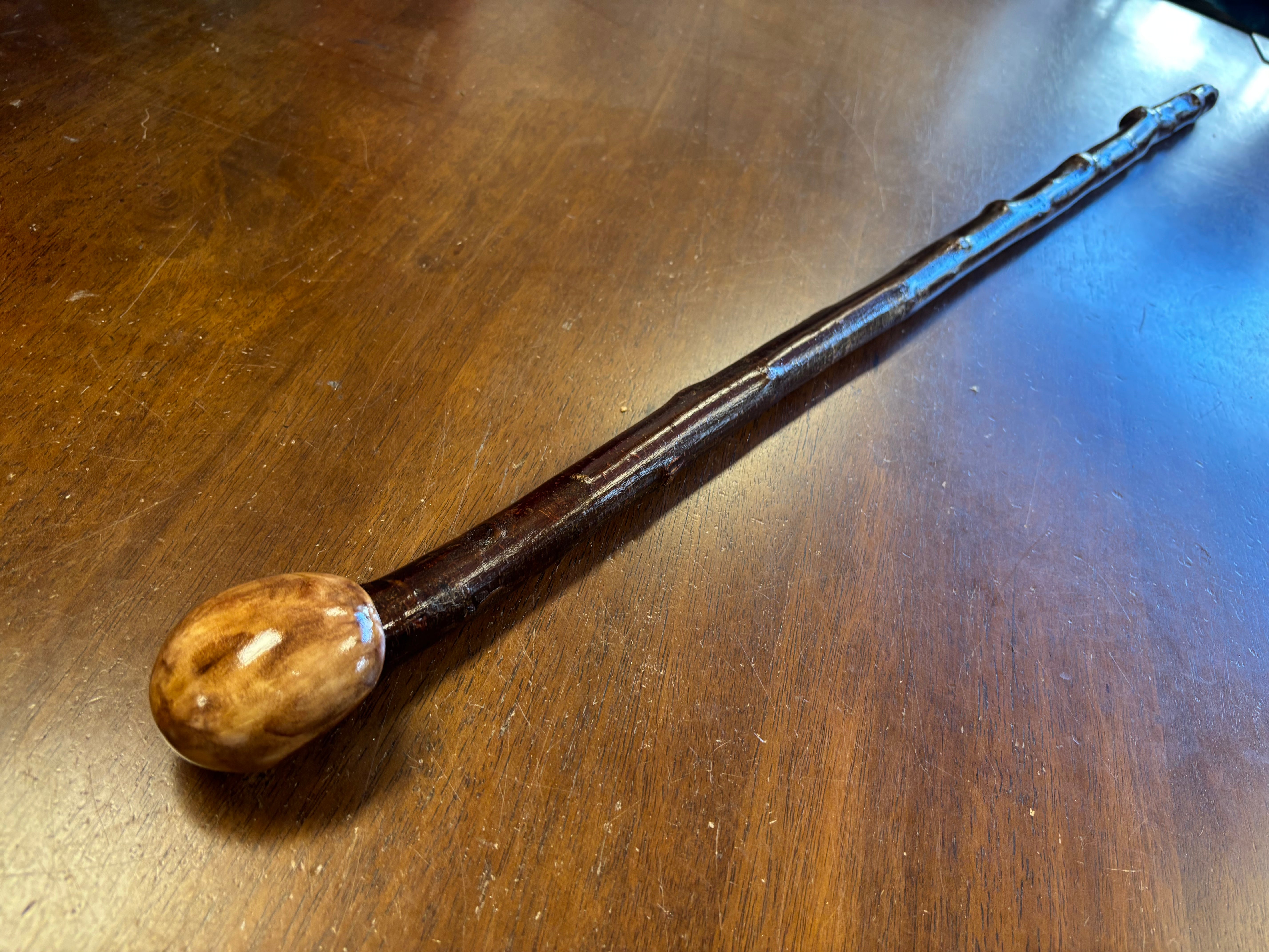 Blackthorn Walking Stick 36 1/2 inch - Handmade in Ireland