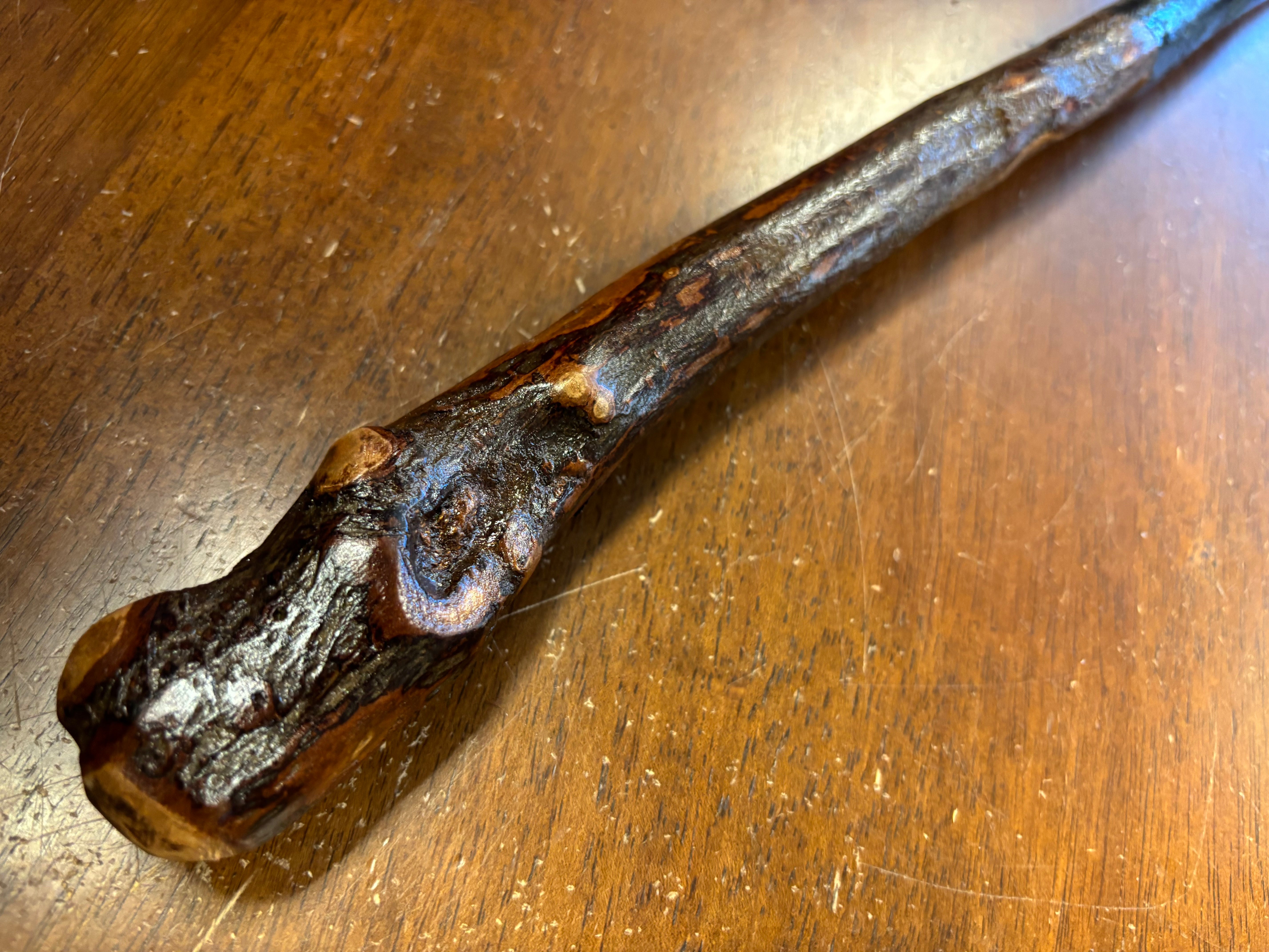 Blackthorn Hiking Stick - 54 1/2 inch - Handmade in Ireland