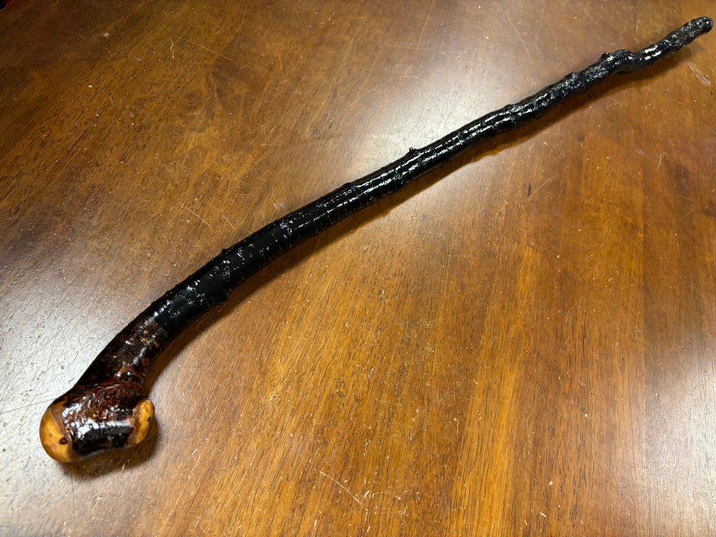 Blackthorn Walking Stick 37 1/2 inch - Handmade in Ireland