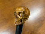 Skull Head Walking Stick – 42 inch ( can cut shorter) - the Dullahan Collection
