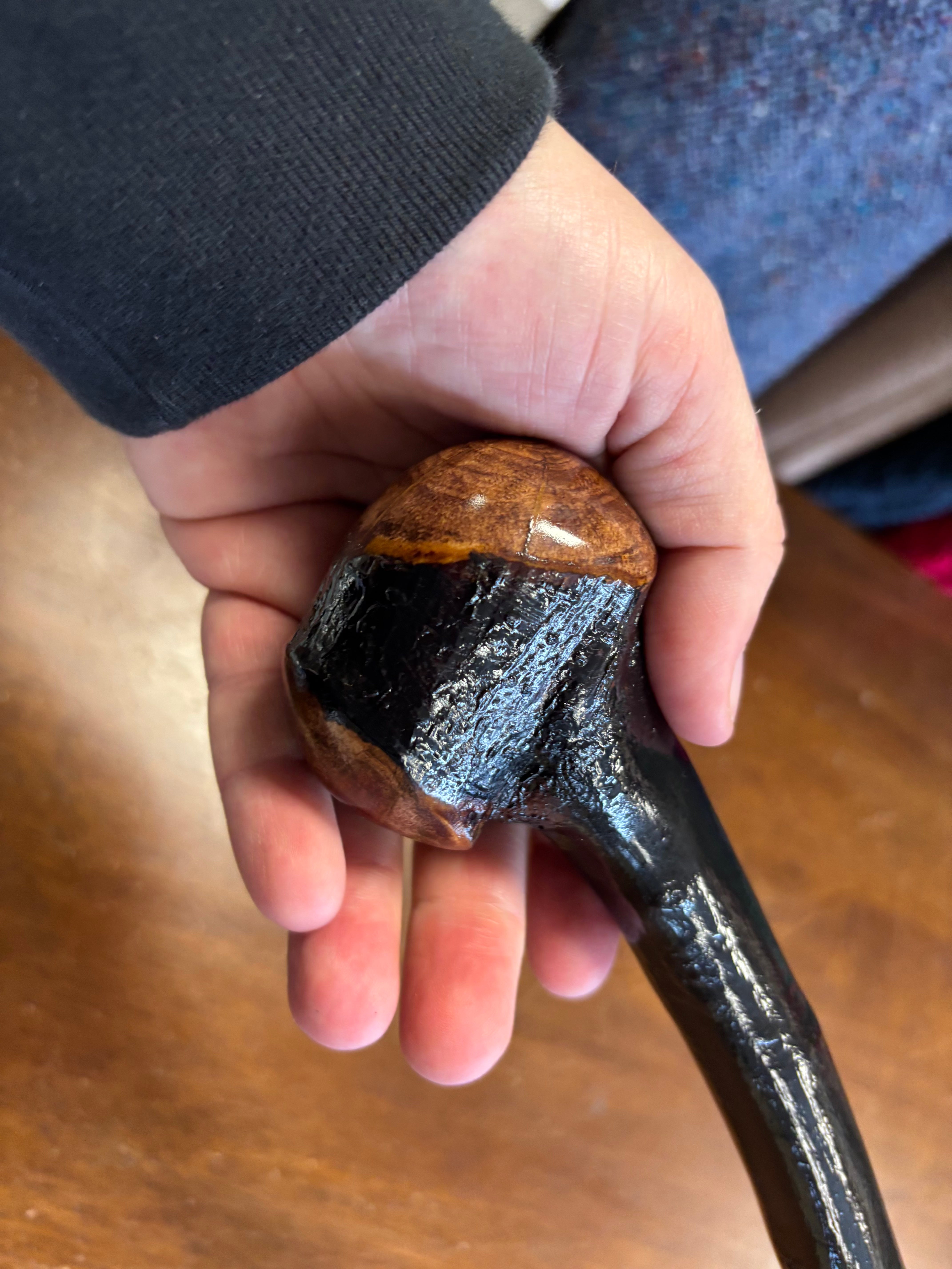 Blackthorn Walking Stick 37 1/2 inch - Handmade in Ireland