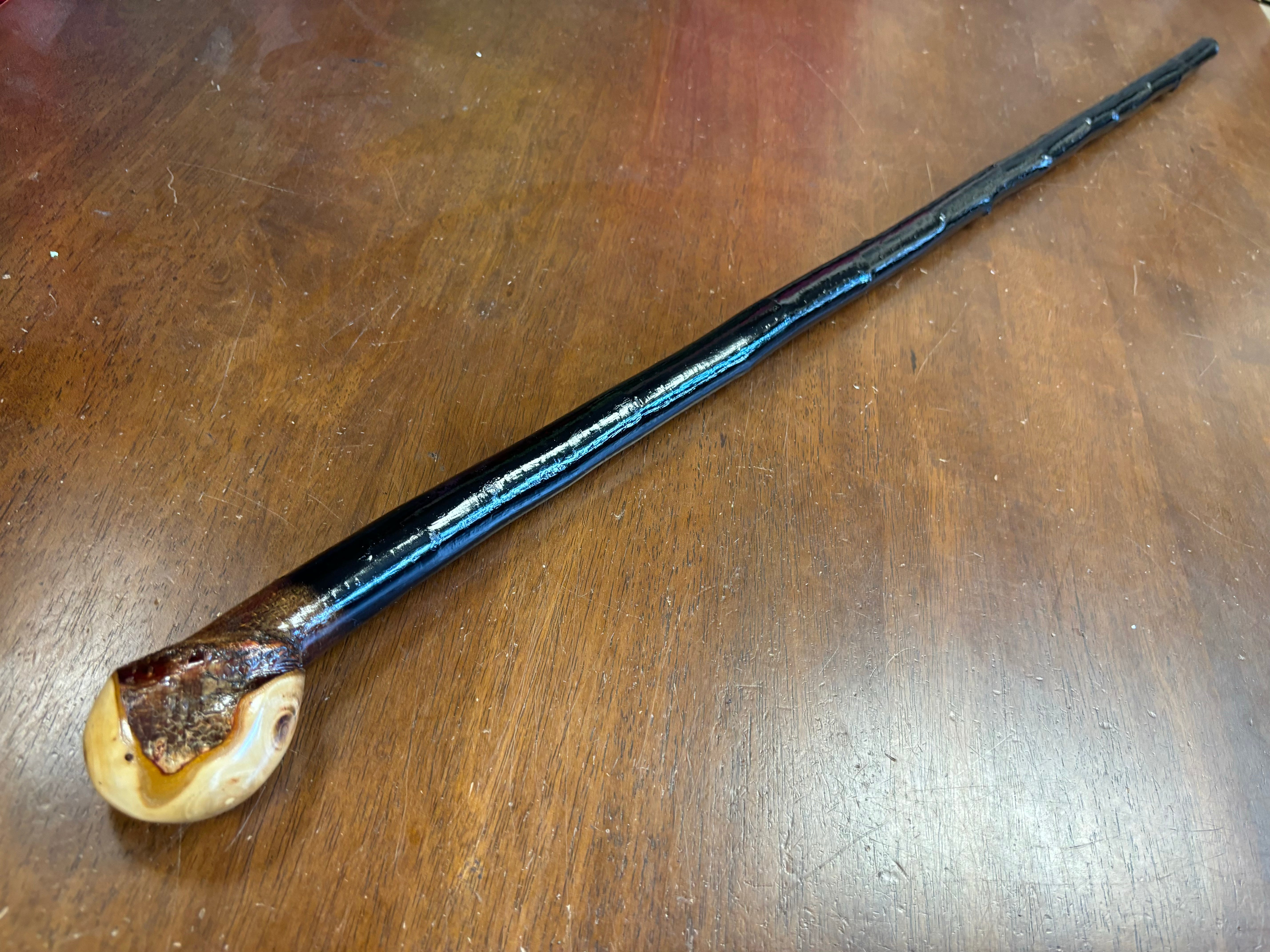 Blackthorn Walking Stick 38 1/2 Inch - Handmade in Ireland