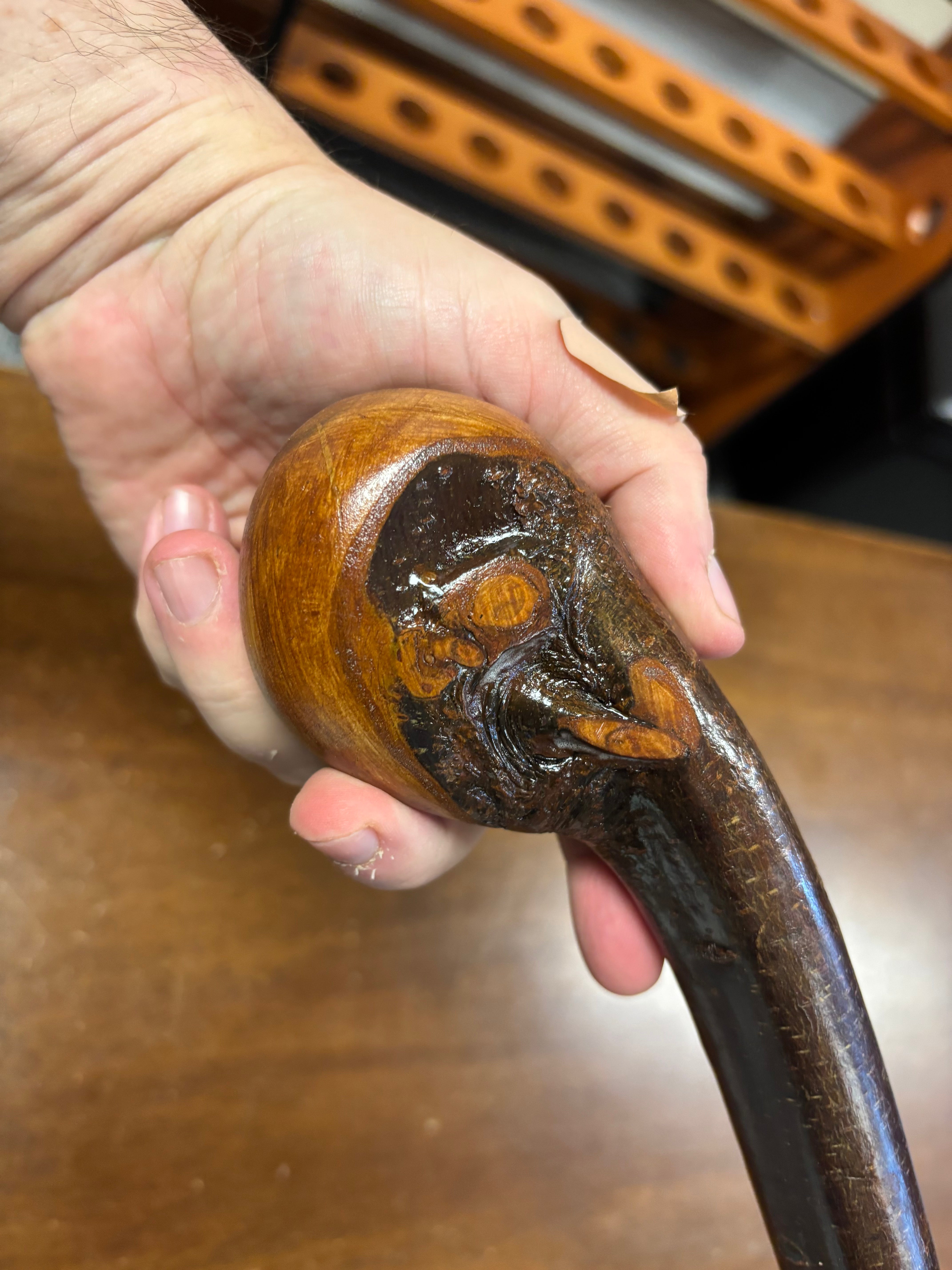 Blackthorn Walking Stick 37 1/2 inch - Handmade in Ireland