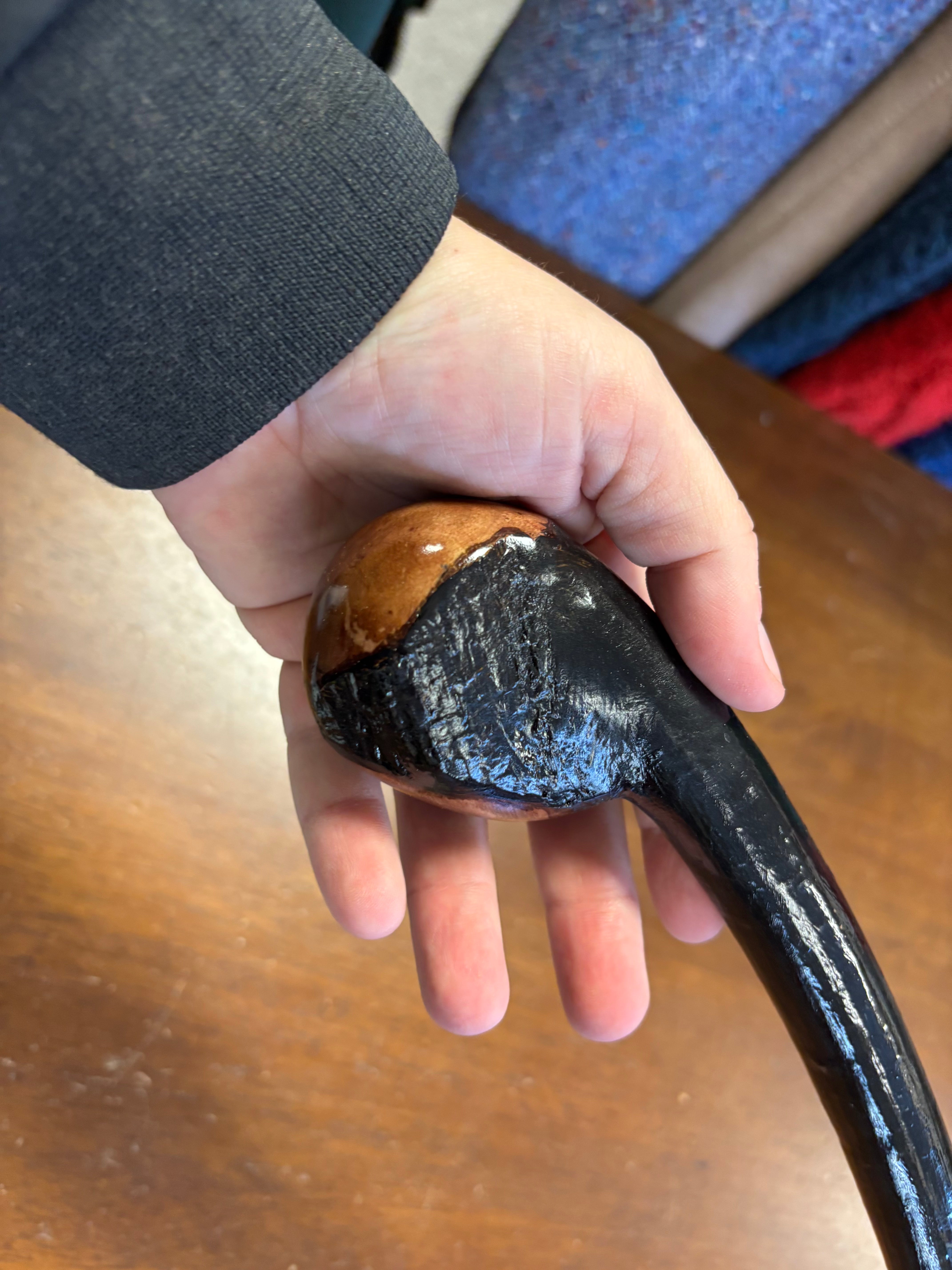 Blackthorn Walking Stick 37 inch - Handmade in Ireland