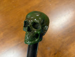 Skull Head Walking Stick – 42 inch ( can cut shorter) - the Dullahan Collection