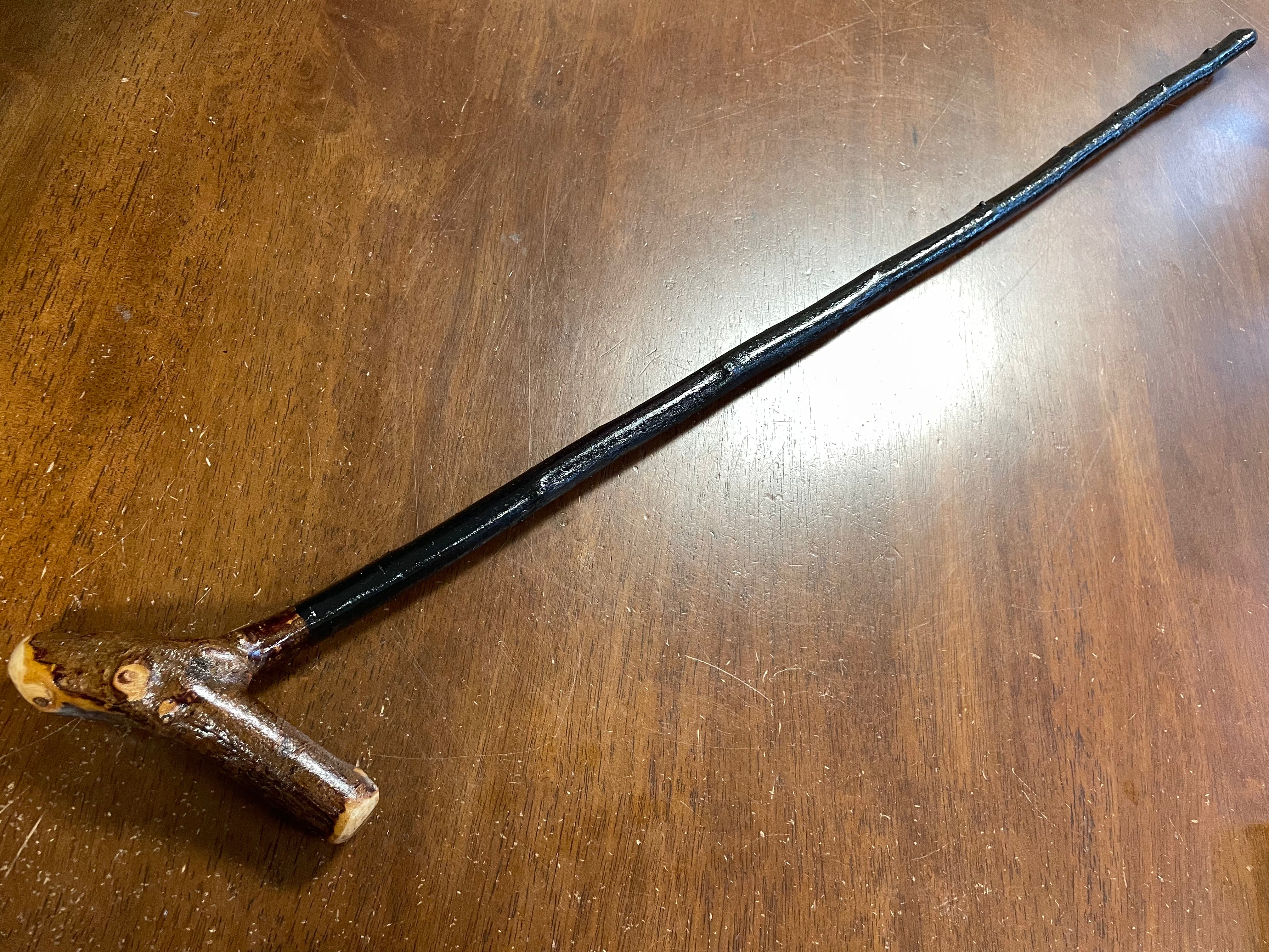 Blackthorn Walking Stick 30 1/2 inch - Handmade in Ireland