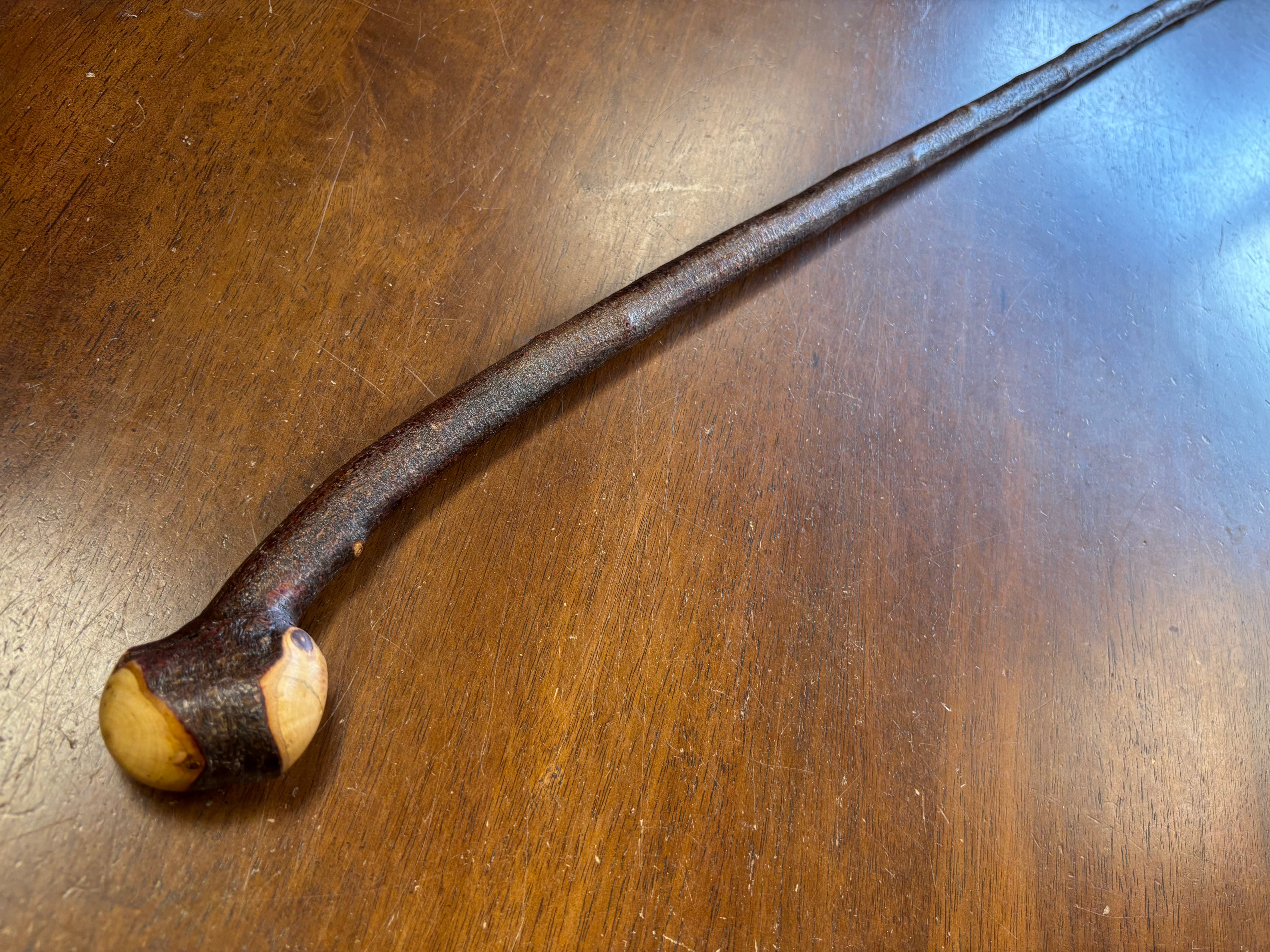 Blackthorn Walking Stick 37 1/4 inch - Handmade in Ireland
