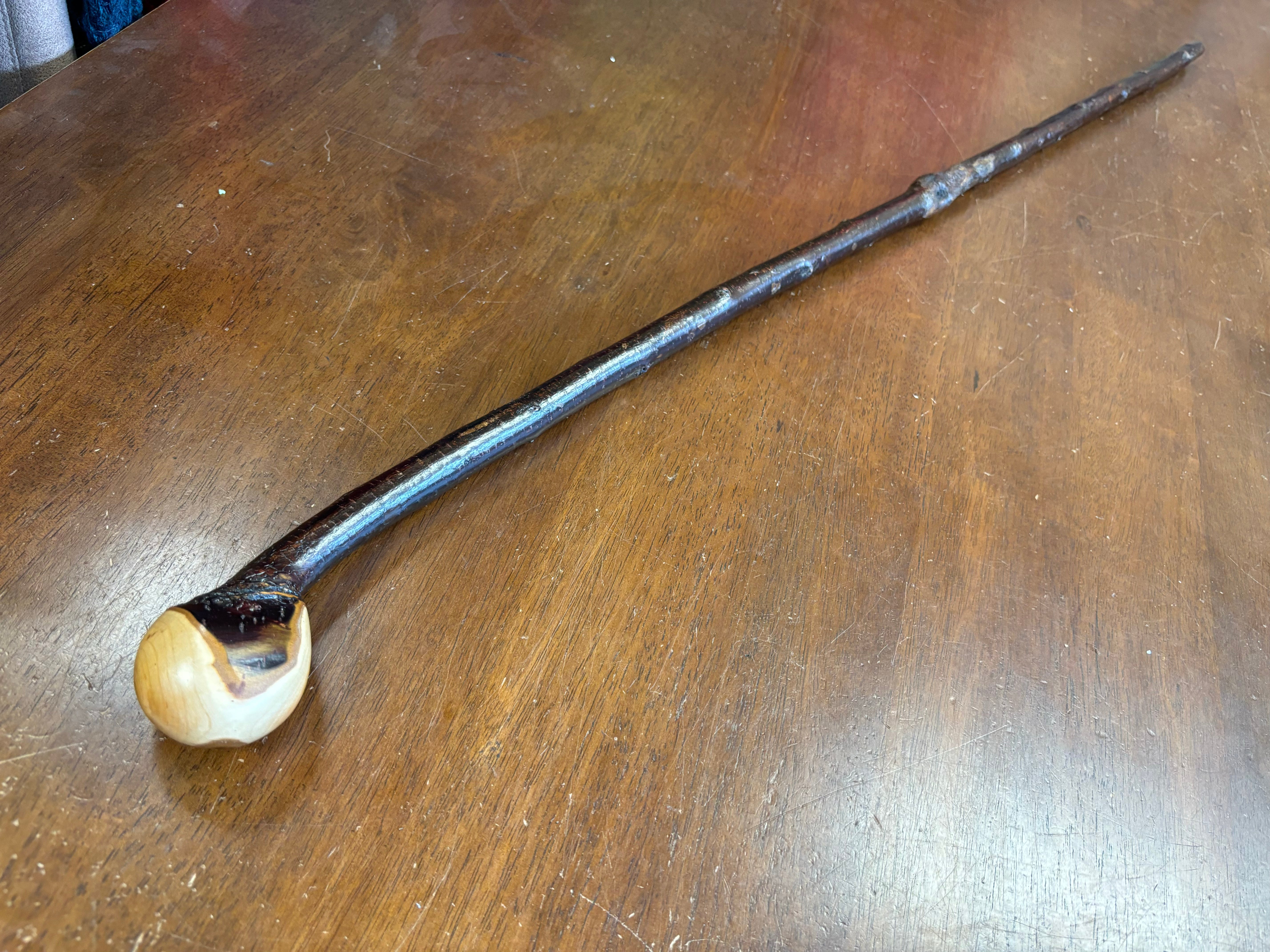 Blackthorn Walking Stick 37 3/4 Inch - Handmade in Ireland