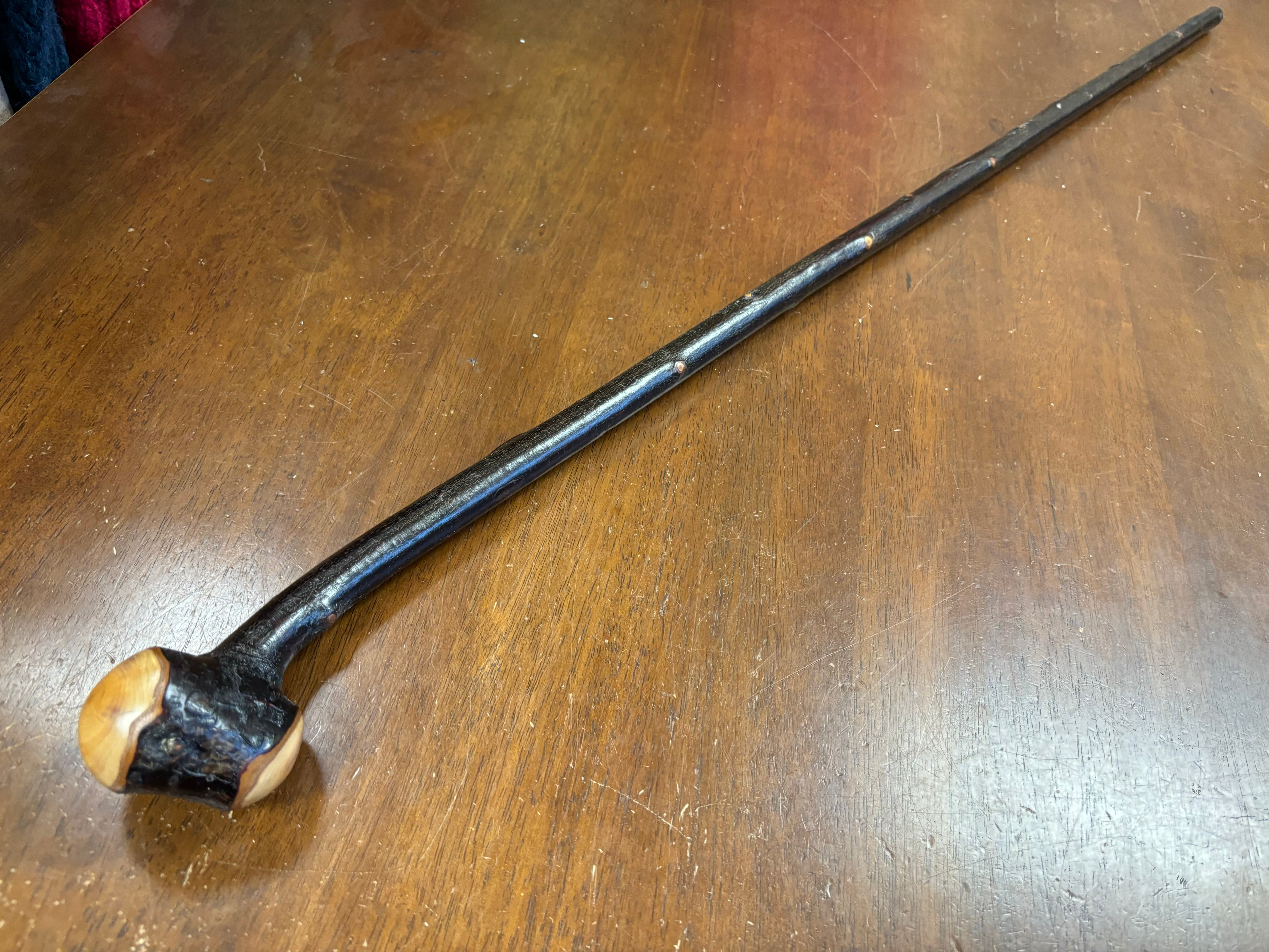 Blackthorn Walking Stick 38 1/2 inch - Handmade in Ireland