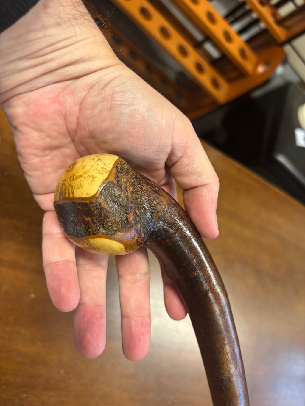 Blackthorn Walking Stick 37 1/2 inch - Handmade in Ireland