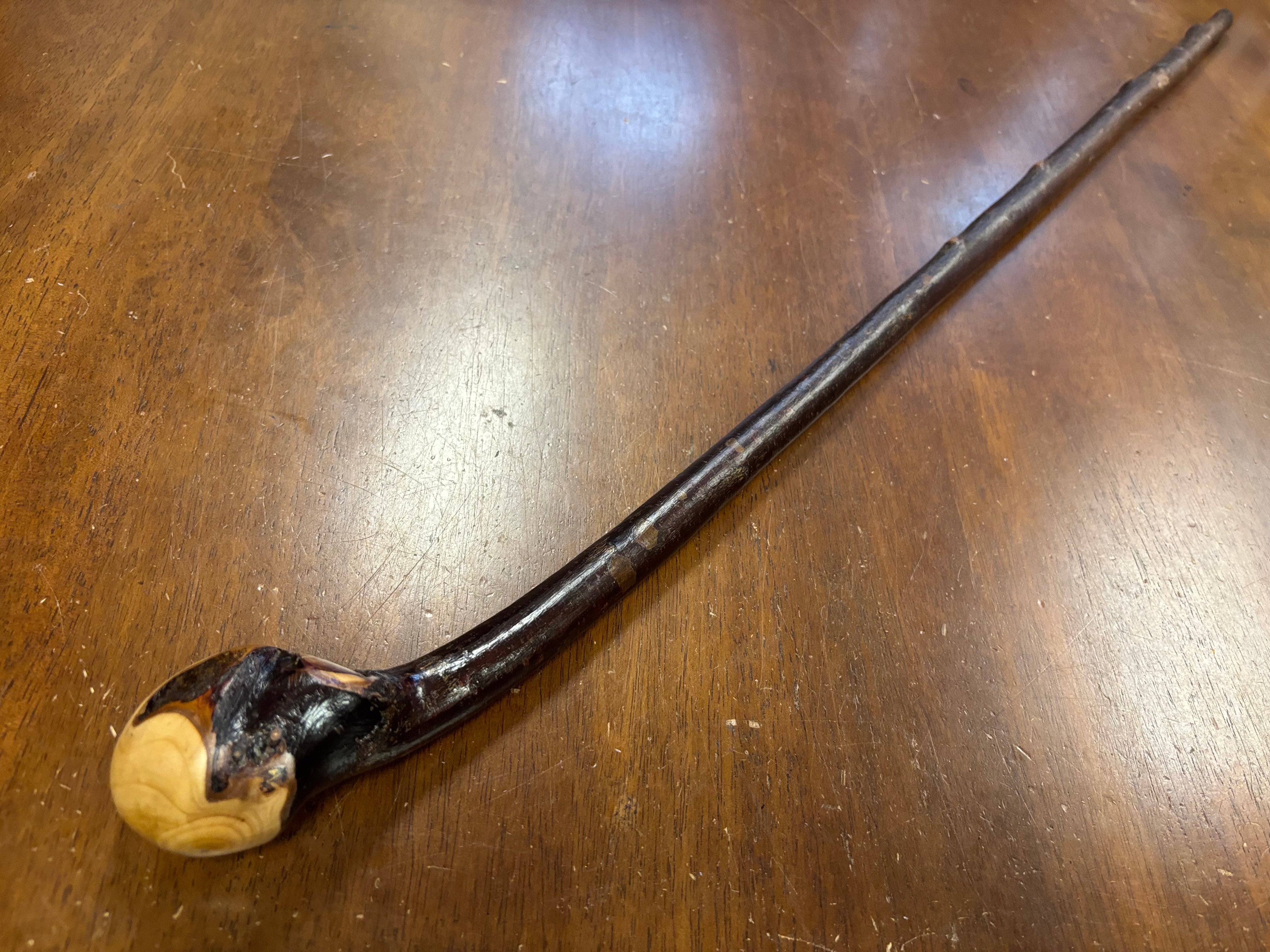 Blackthorn Walking Stick 36 3/4 inch - Handmade in Ireland